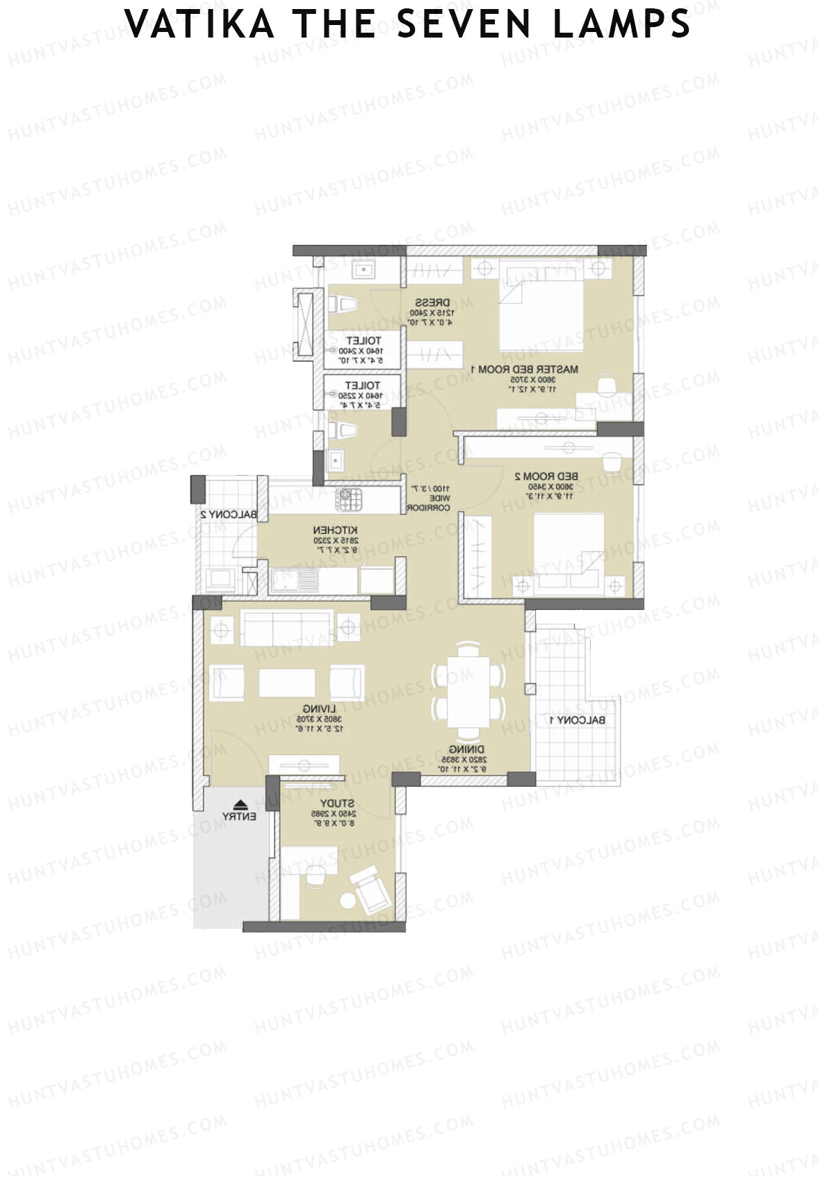 Vatika The Seven Lamps Obedience Unit 6 Floor Plan