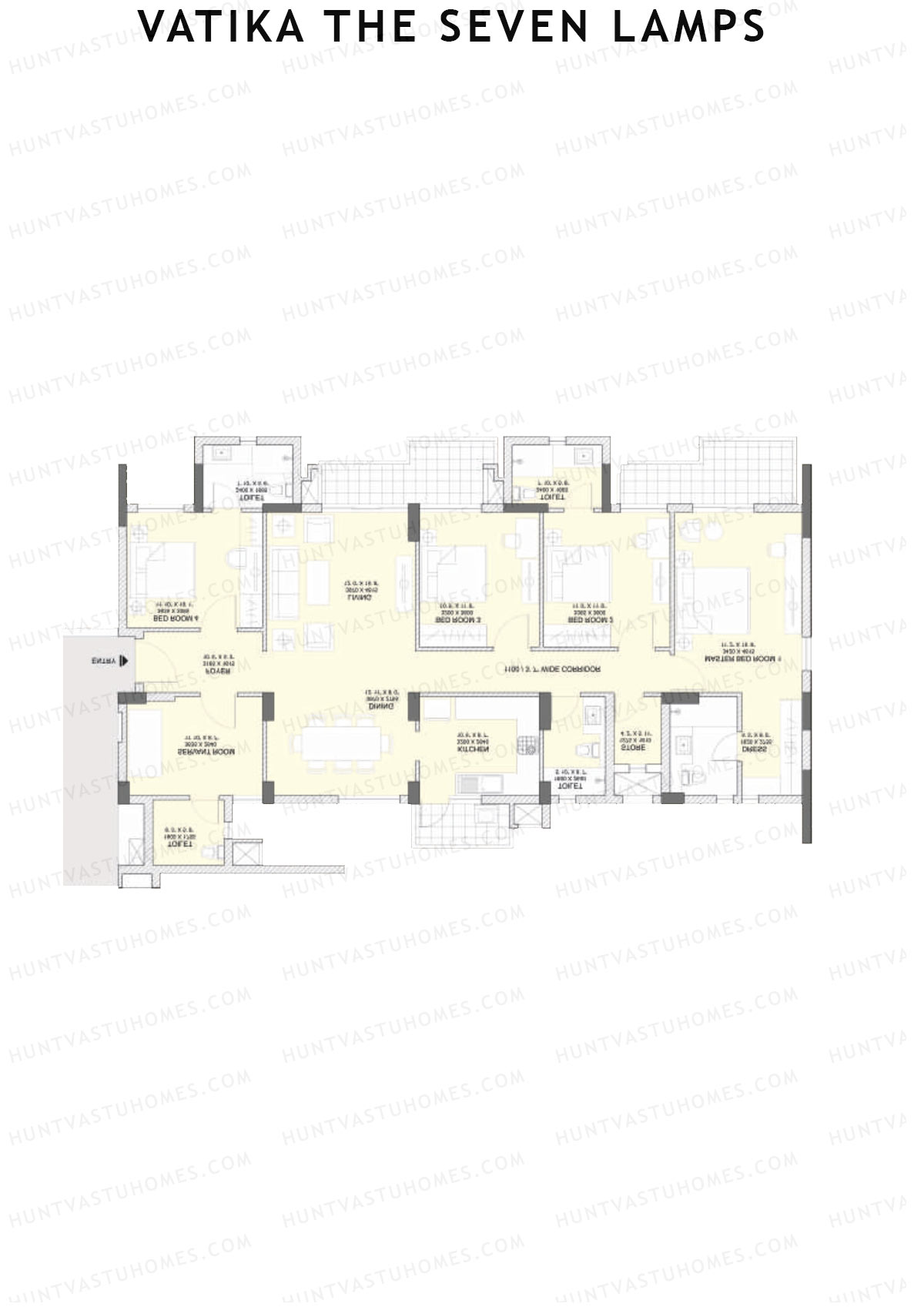 Vatika The Seven Lamps Truth Unit 2 Floor Plan