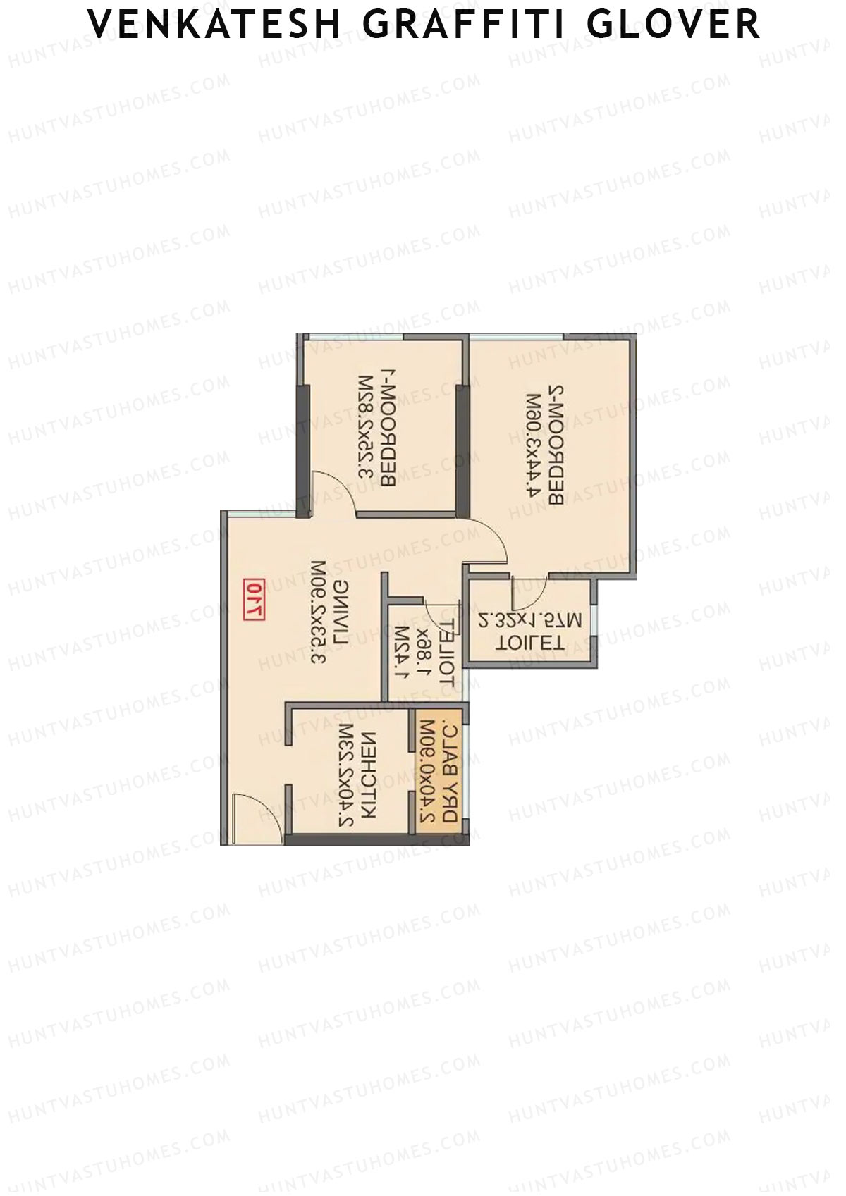 Venkatesh Graffiti Glover Wing A Unit 11 Floor Plan