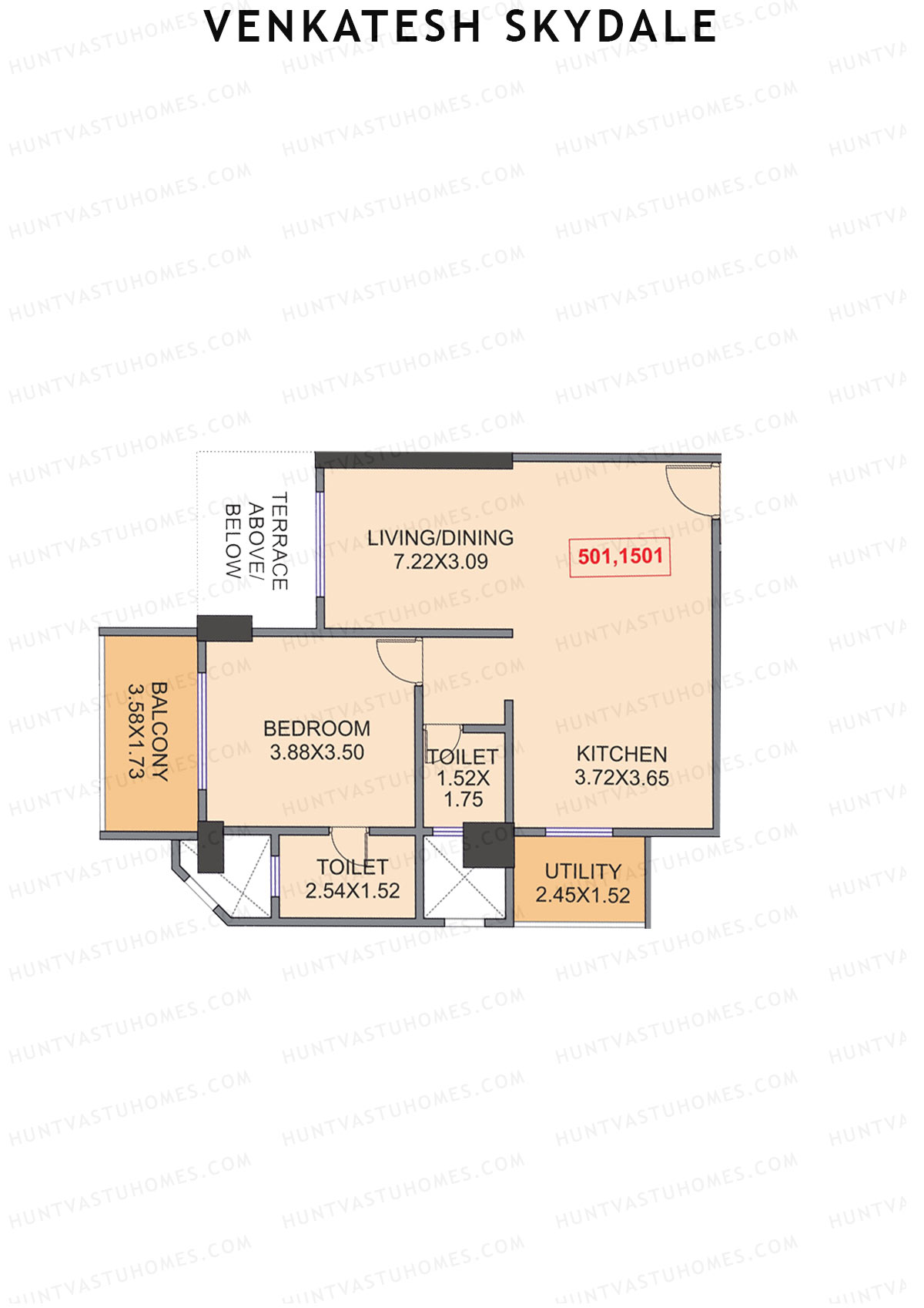 Venkatesh Skydale Wing C Unit 1 Floor Plan