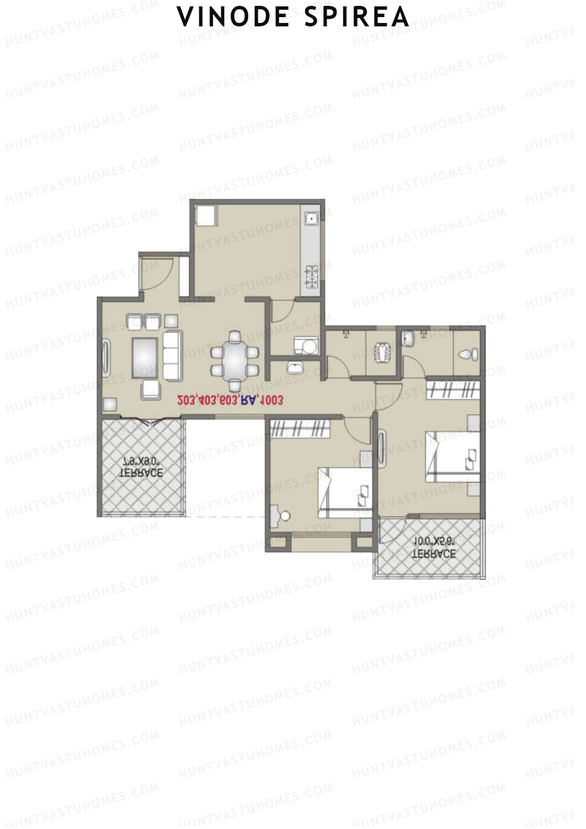 Vinode Spirea Tower A Unit 6 Floor Plan