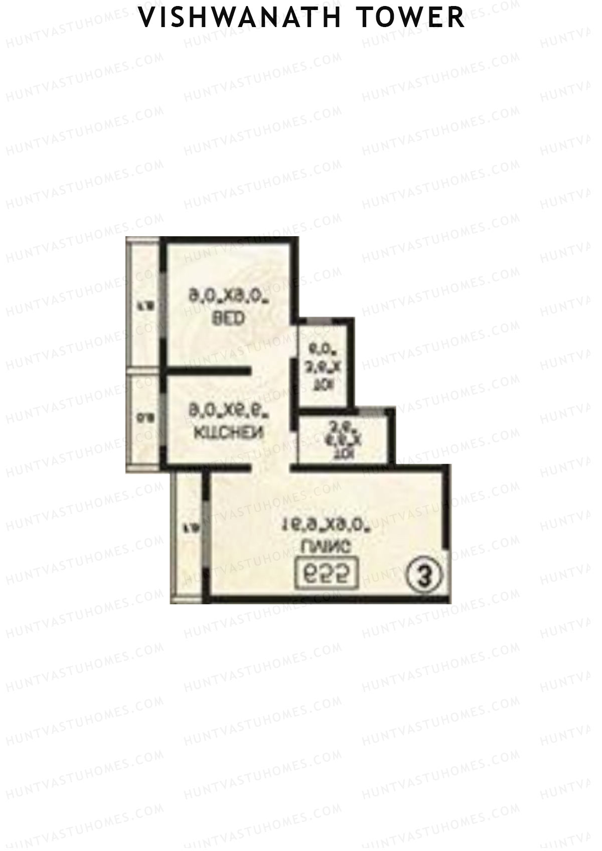 Vishwanath Tower Block A Unit 4 Floor Plan