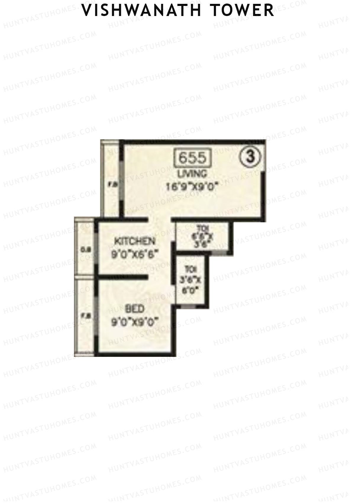 Vishwanath Tower Block A Unit 5 Floor Plan