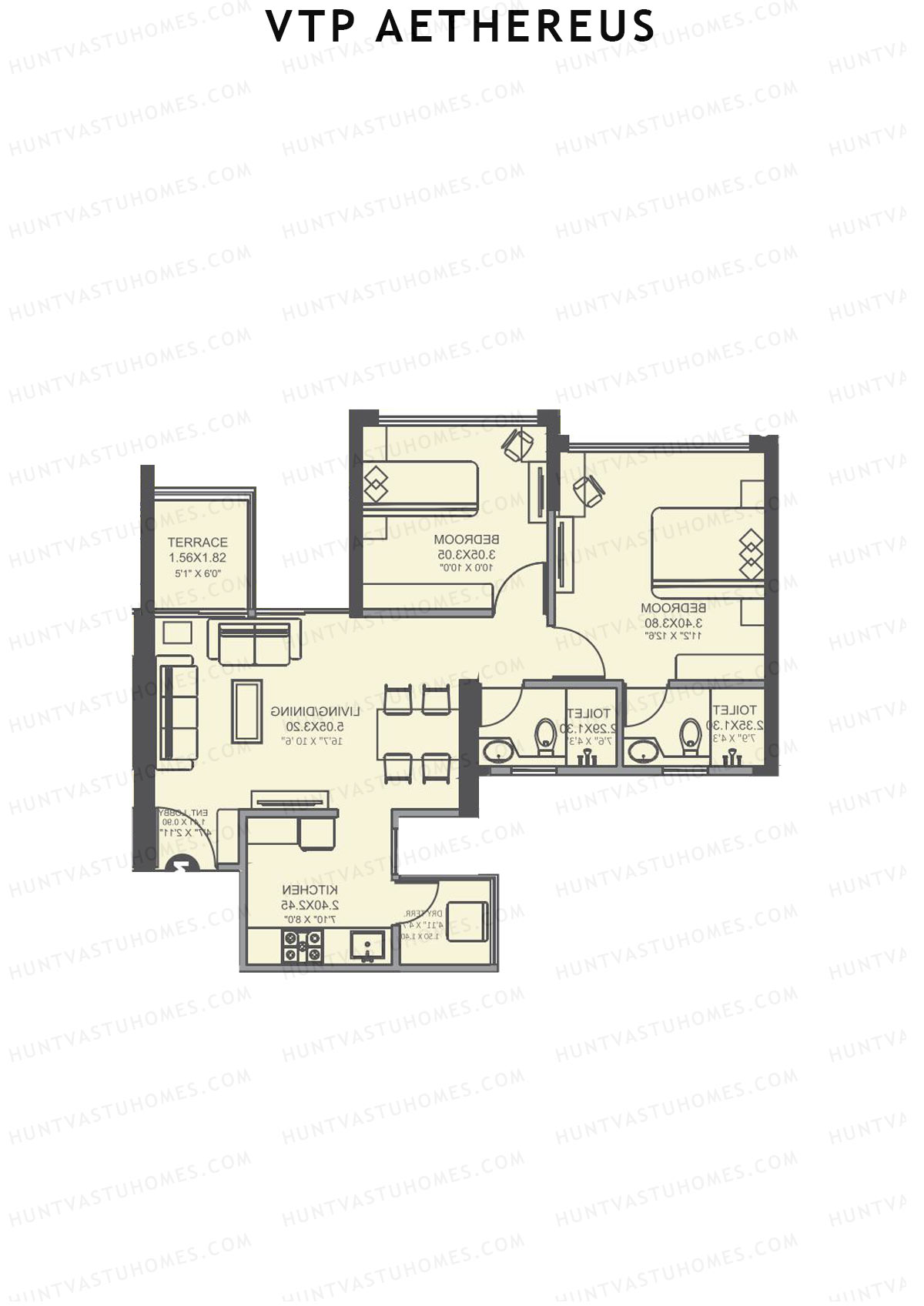 VTP Aethereus Tower 1 Unit 6 Floor Plan