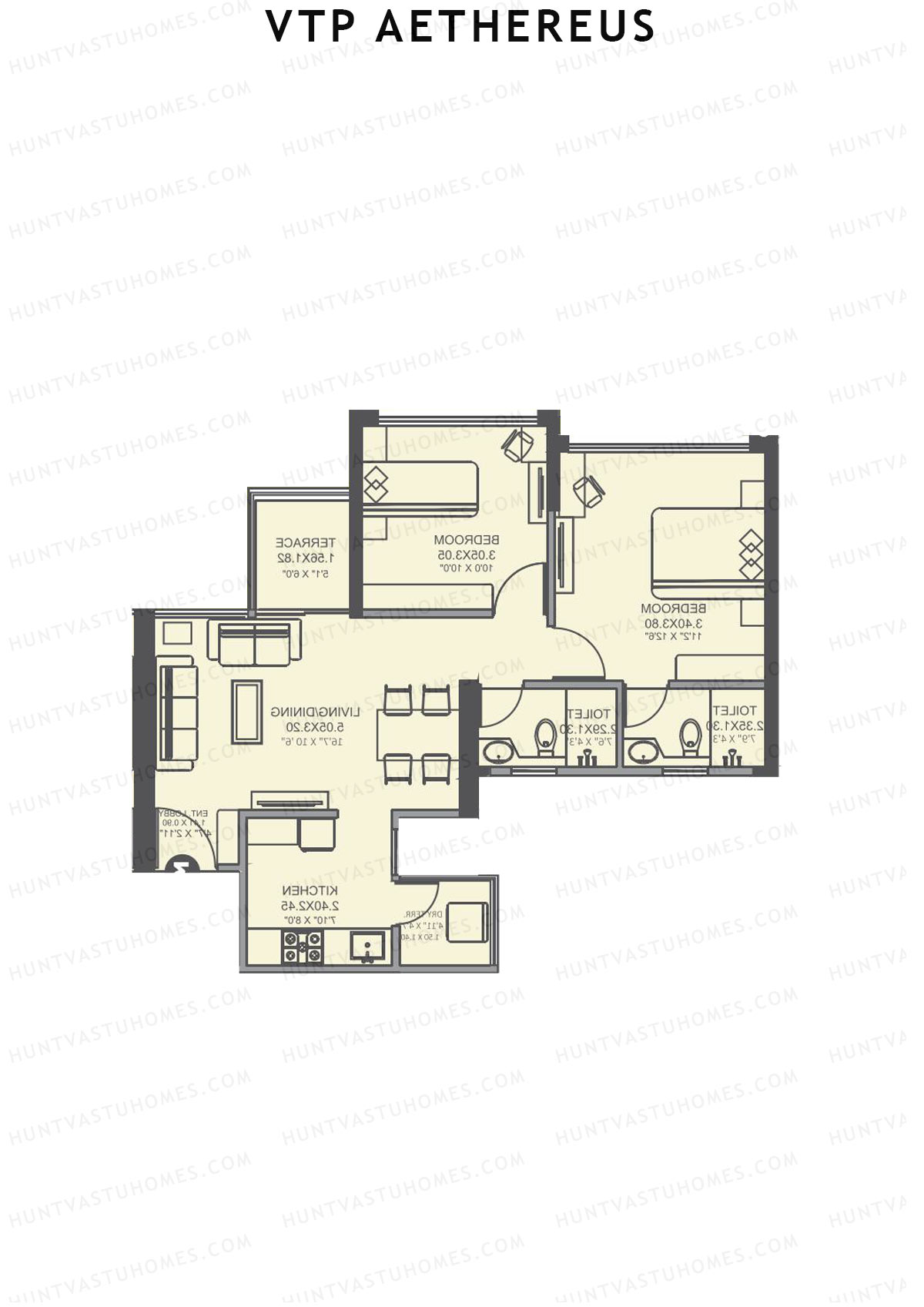 VTP Aethereus Tower 1 Unit 6 Floor Plan