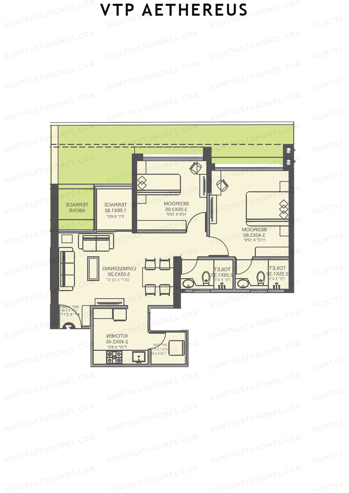 VTP Aethereus Tower 1 Unit 6 Floor Plan