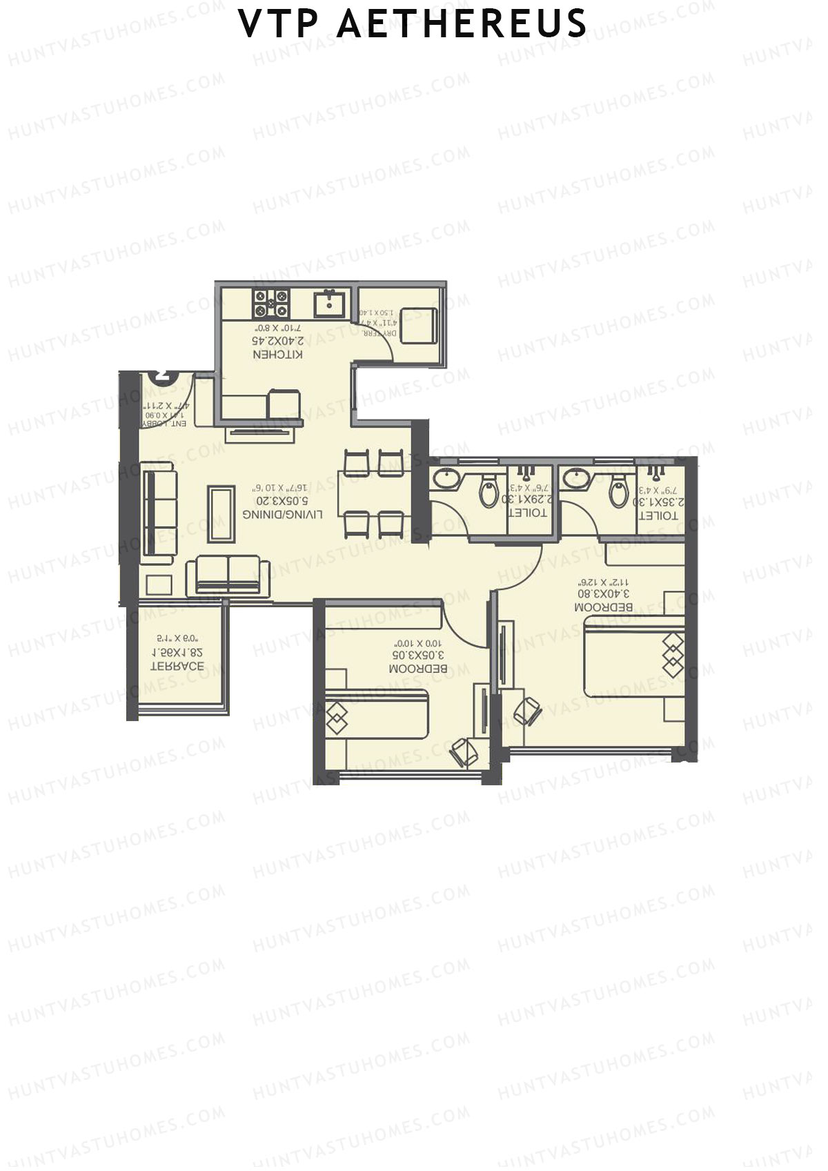 VTP Aethereus Tower 1 Unit 7 Floor Plan