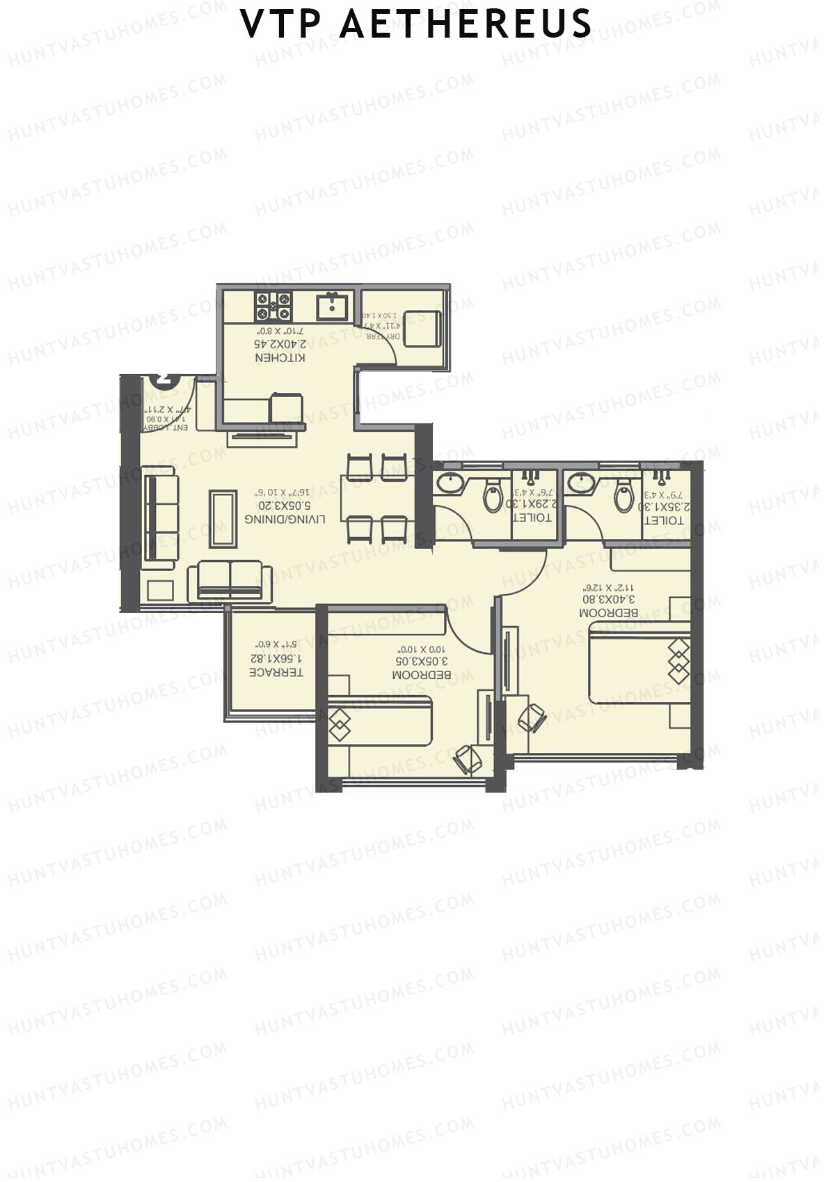 VTP Aethereus Tower 1 Unit 7 Floor Plan