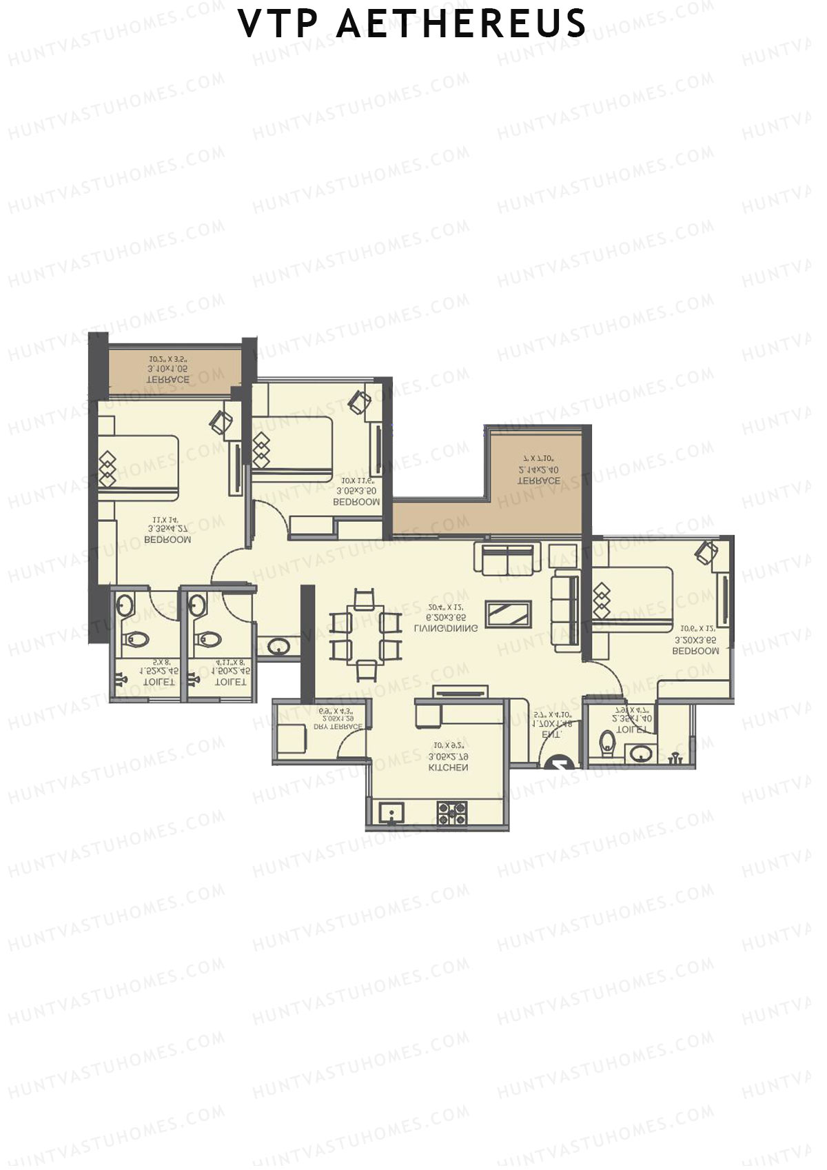 VTP Aethereus Tower 3 Unit 3 Floor Plan