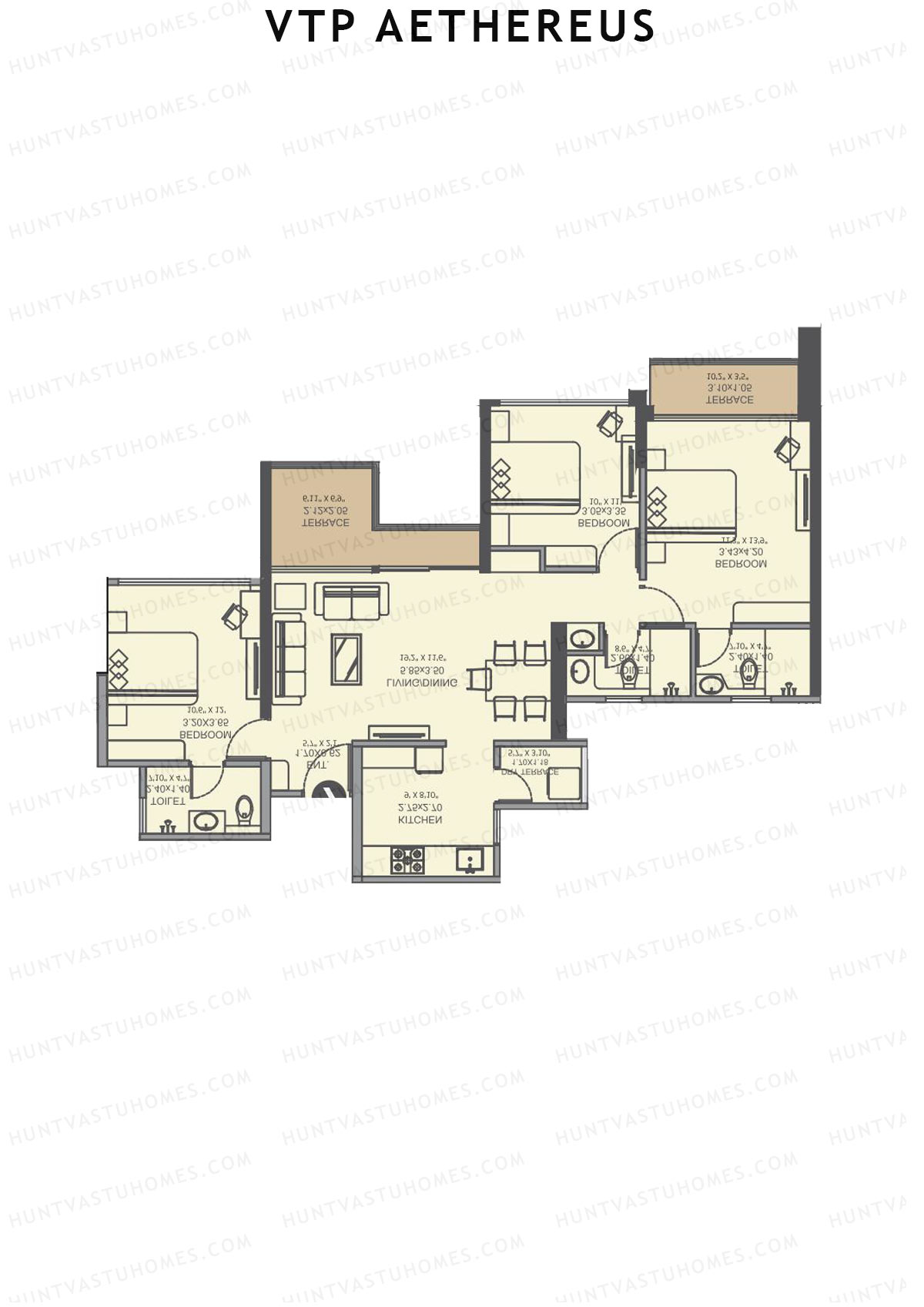 VTP Aethereus Tower 3 Unit 6 Floor Plan