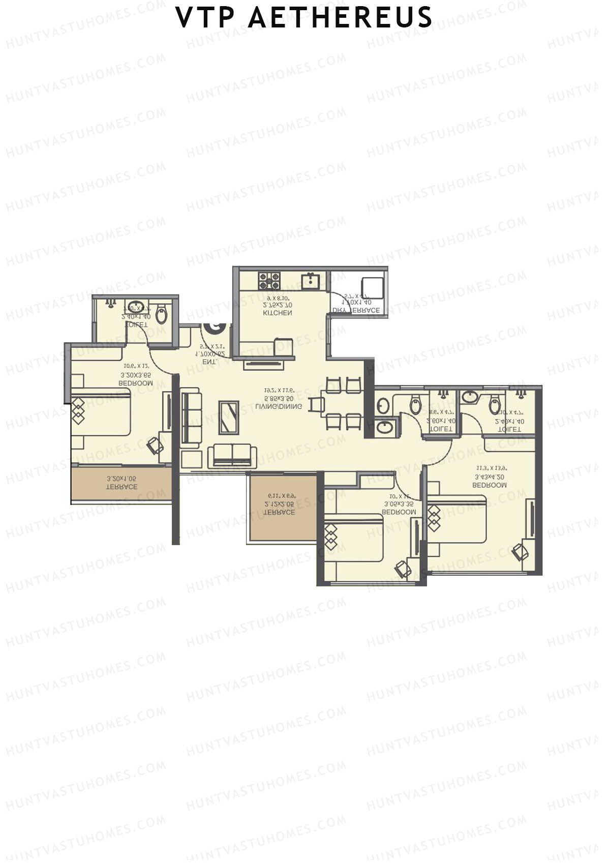 VTP Aethereus Tower 3 Unit 7 Floor Plan