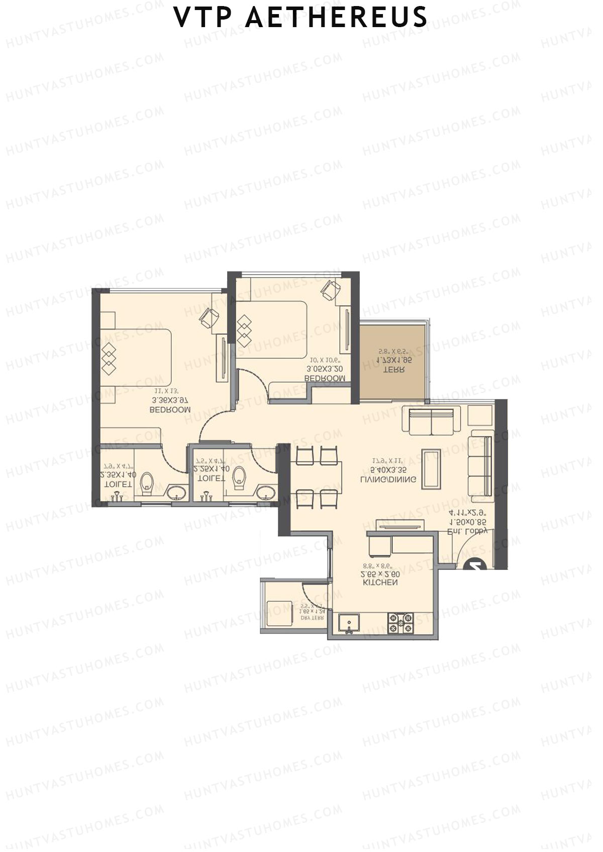 VTP Aethereus Tower 5 Unit 3 Floor Plan