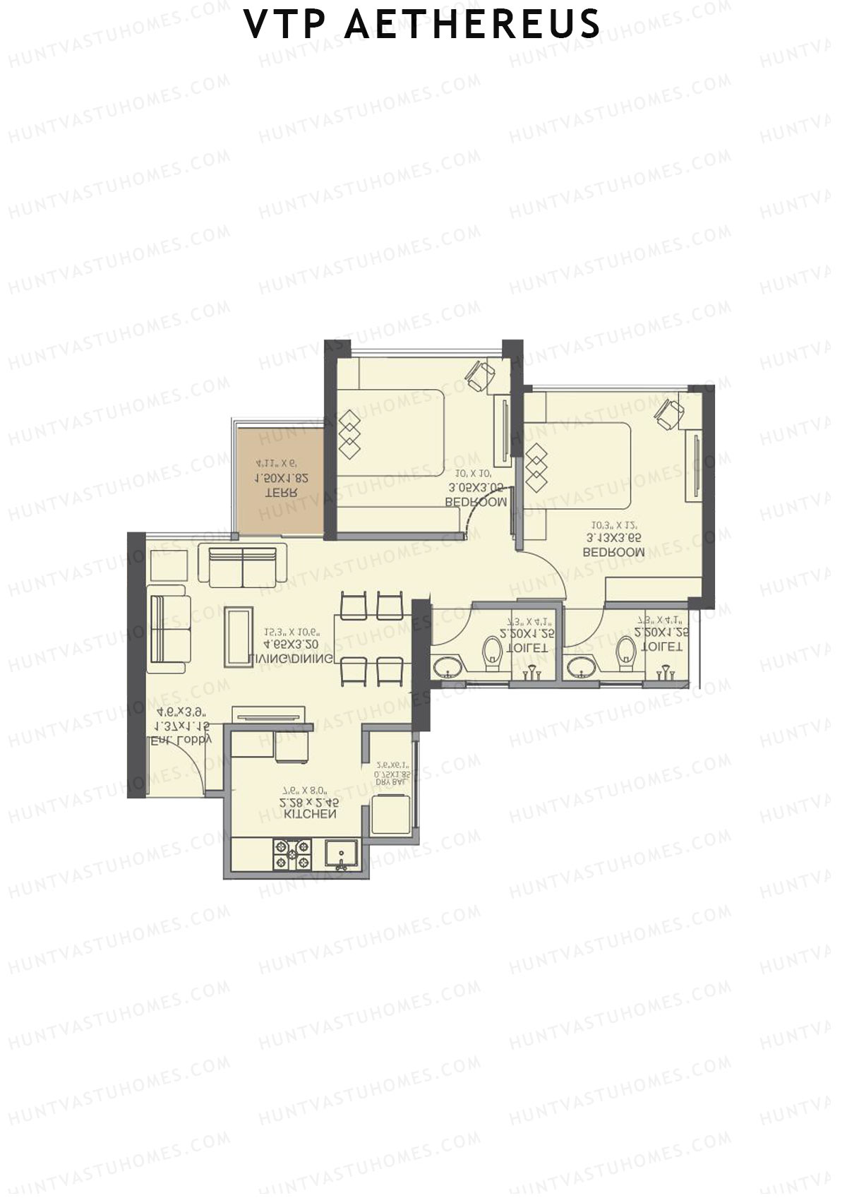 VTP Aethereus Tower 5 Unit 4 Floor Plan