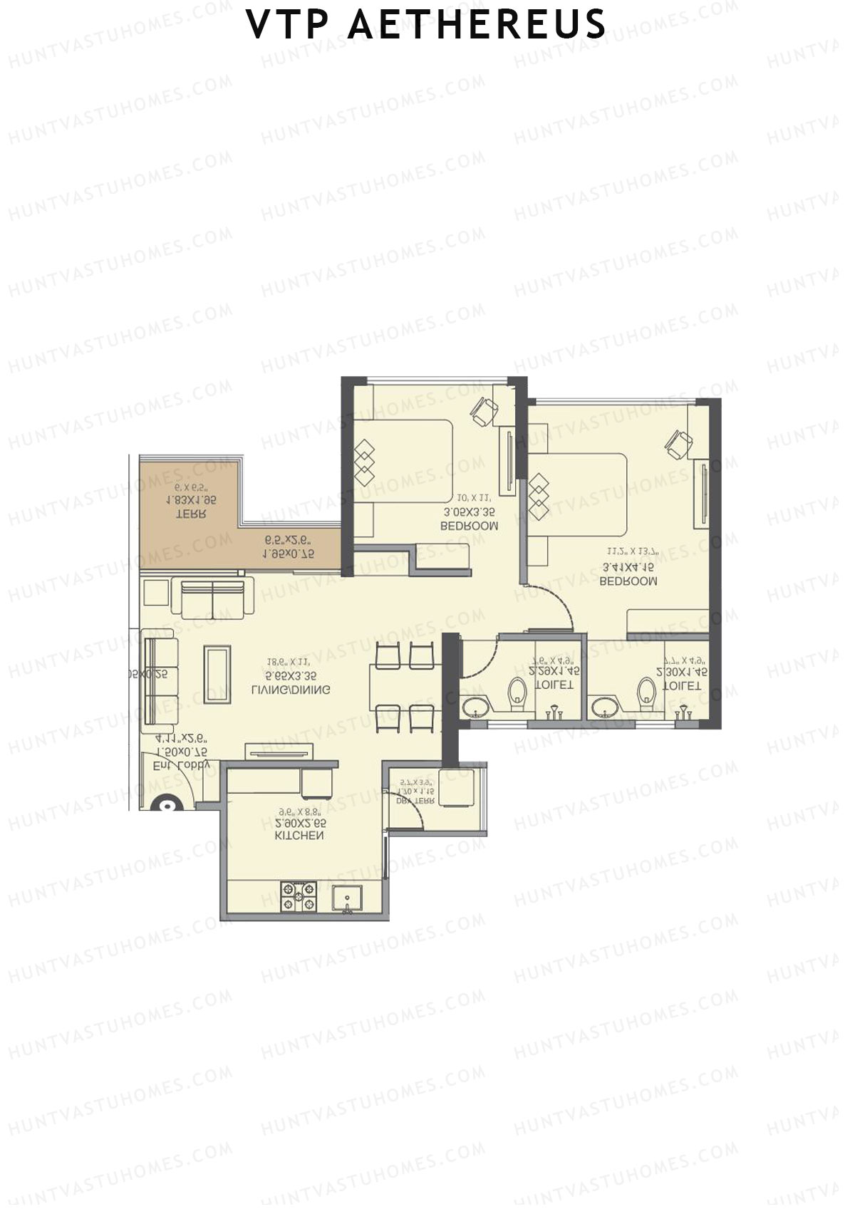 VTP Aethereus Tower 5 Unit 5 Floor Plan