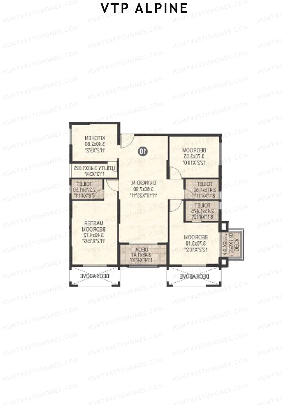 VTP Alpine Tower 1 Unit 6 Floor Plan