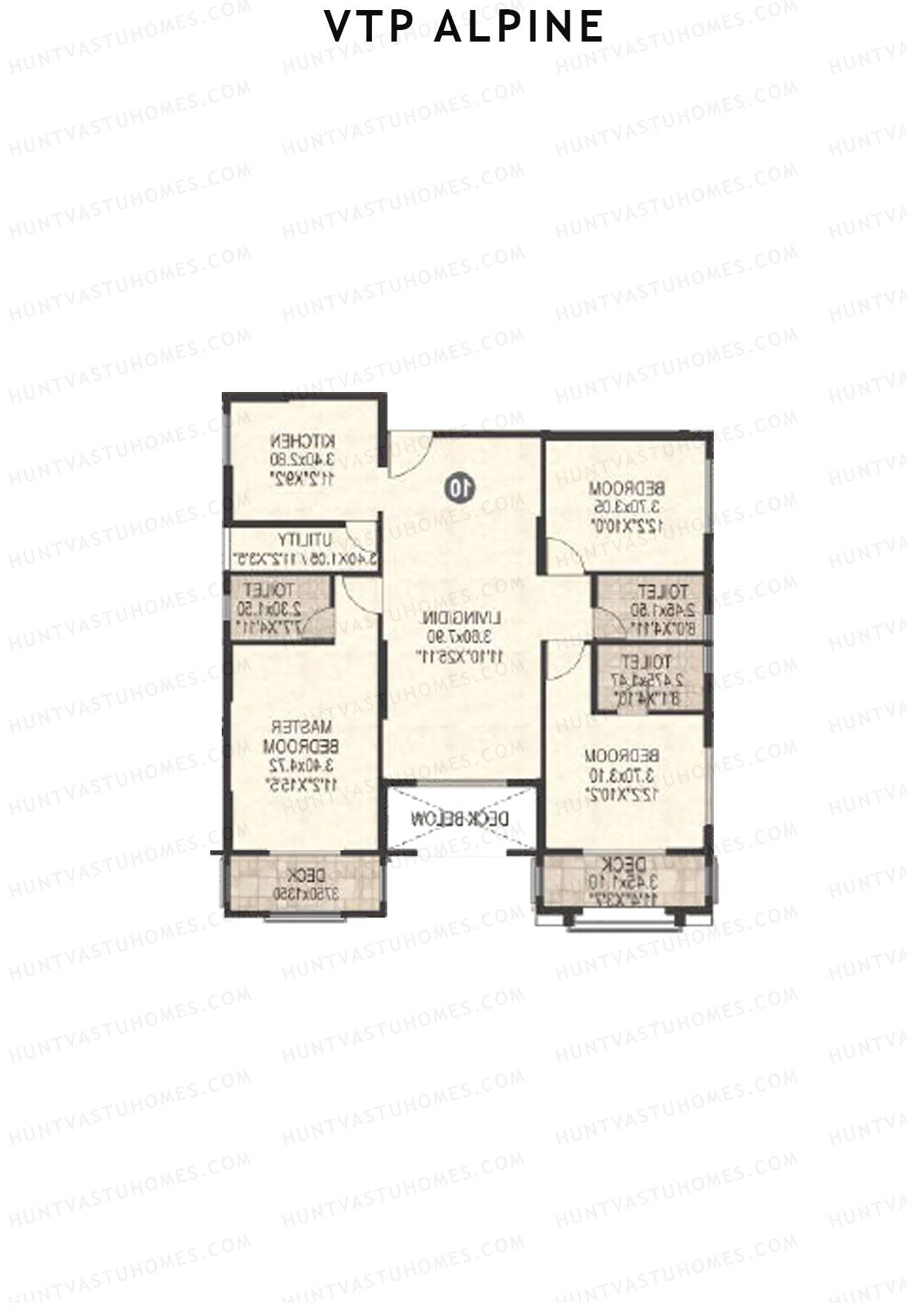 VTP Alpine Tower 1 Unit 6 Floor Plan
