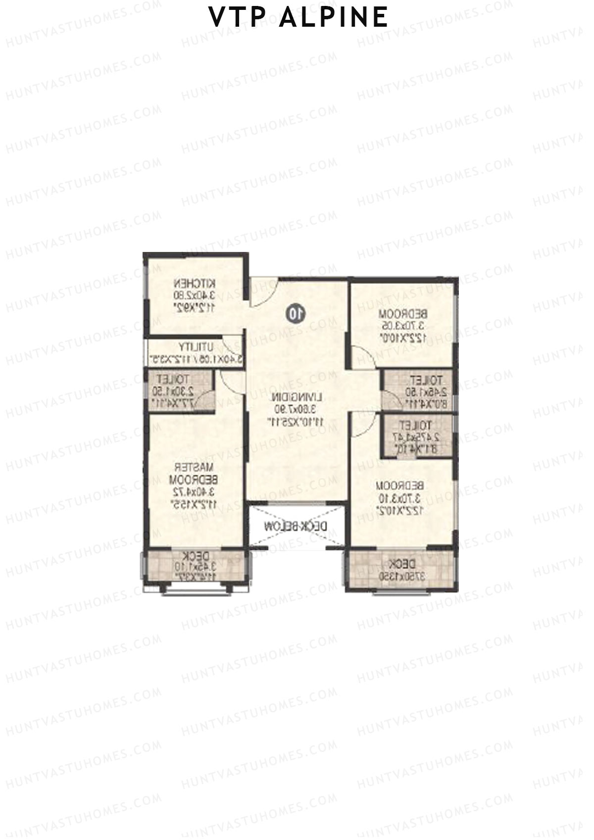 VTP Alpine Tower 1 Unit 6 Floor Plan