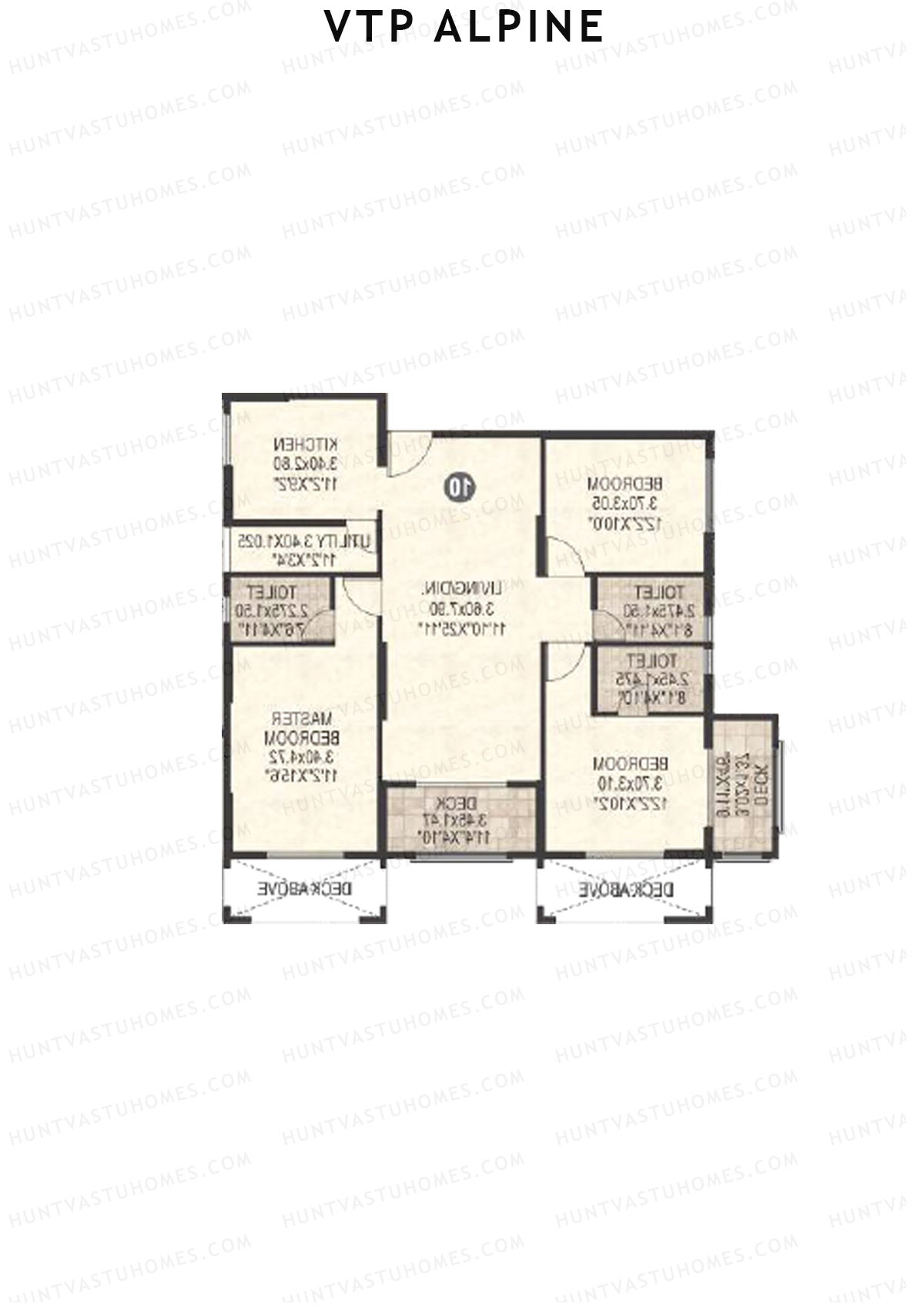 VTP Alpine Tower 1 Unit 6 Floor Plan