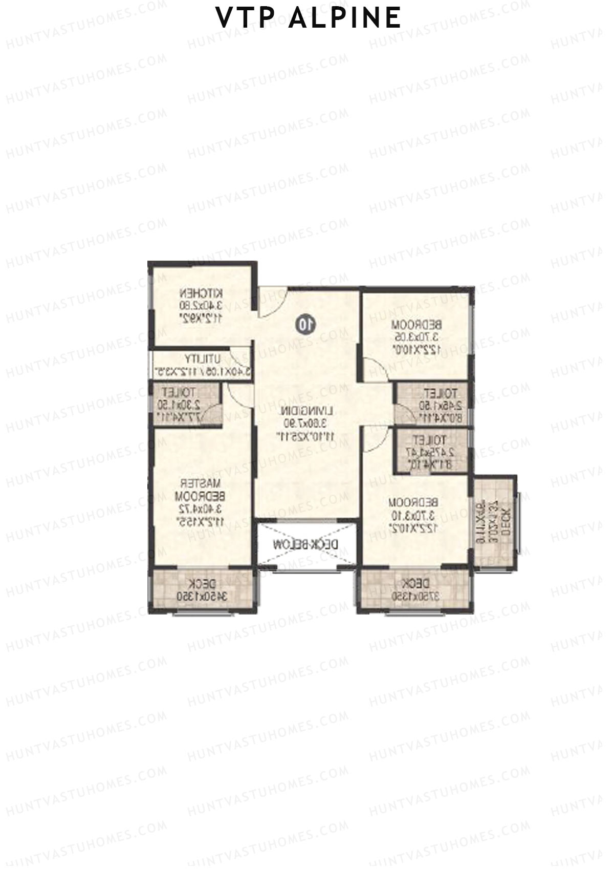 VTP Alpine Tower 1 Unit 6 Floor Plan