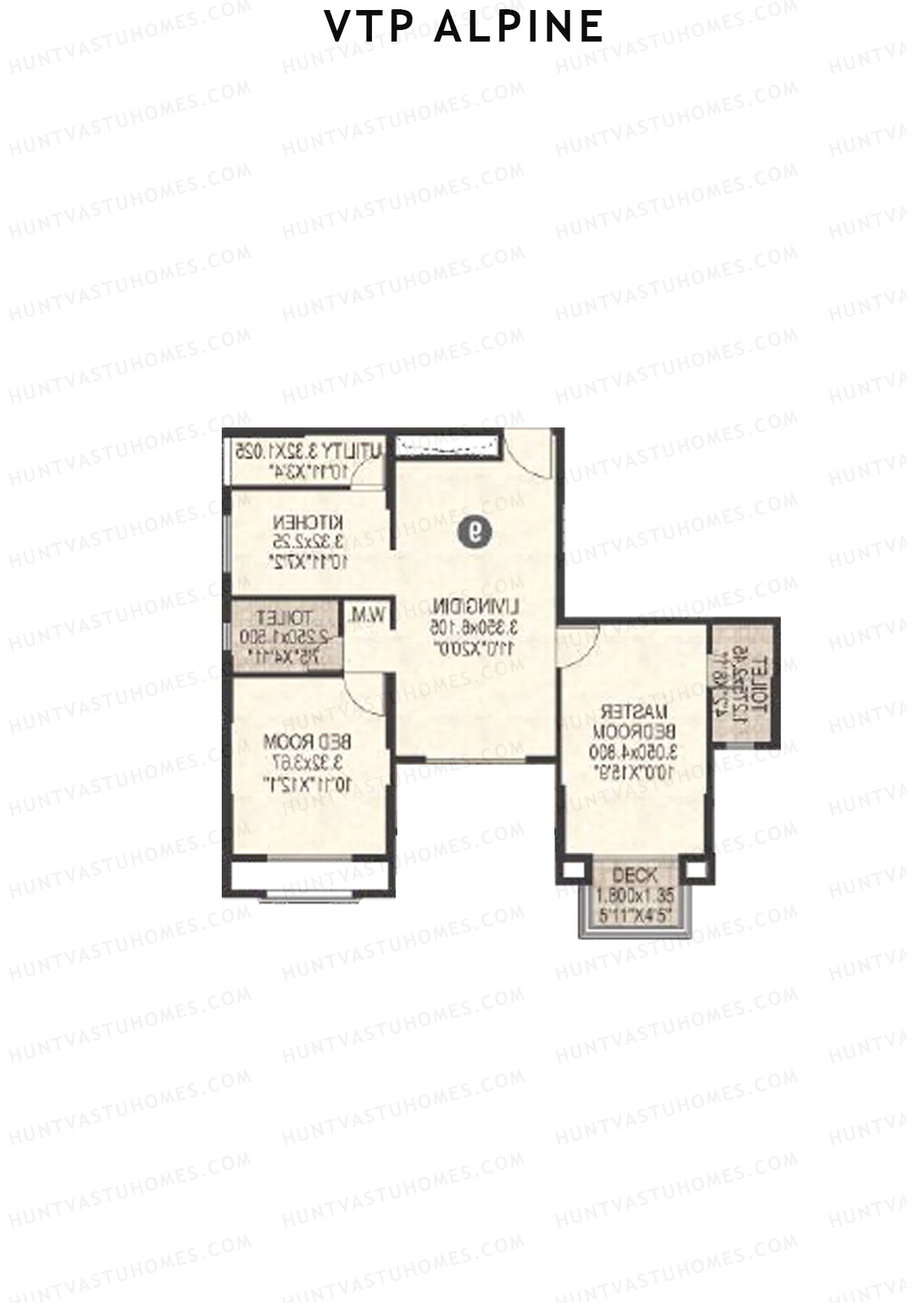 VTP Alpine Tower 1 Unit 7 Floor Plan