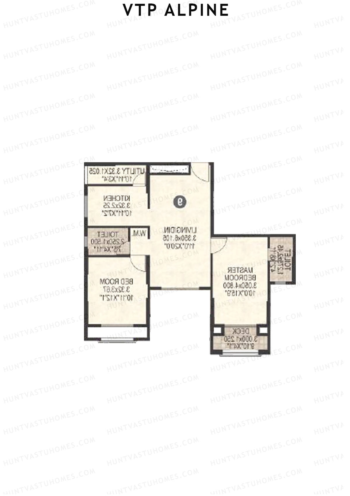 VTP Alpine Tower 1 Unit 7 Floor Plan