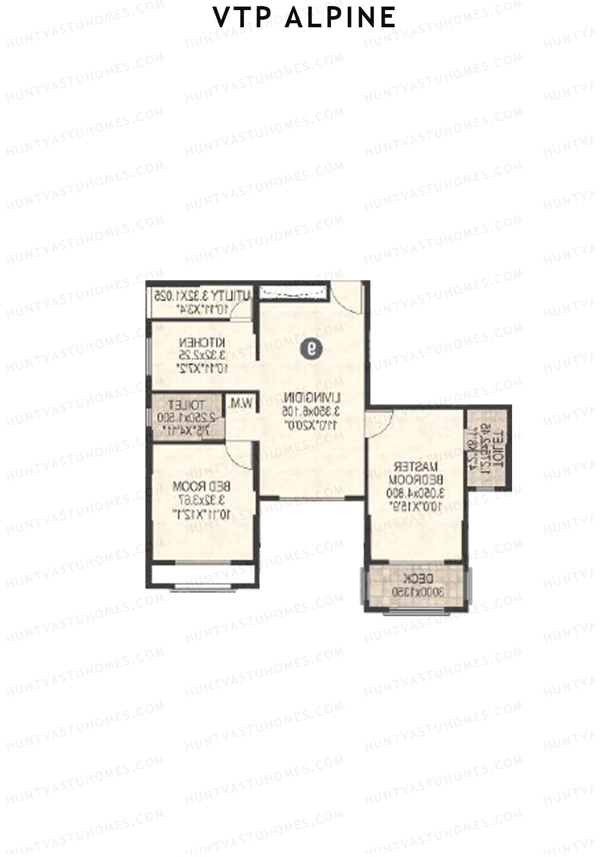 VTP Alpine Tower 1 Unit 7 Floor Plan