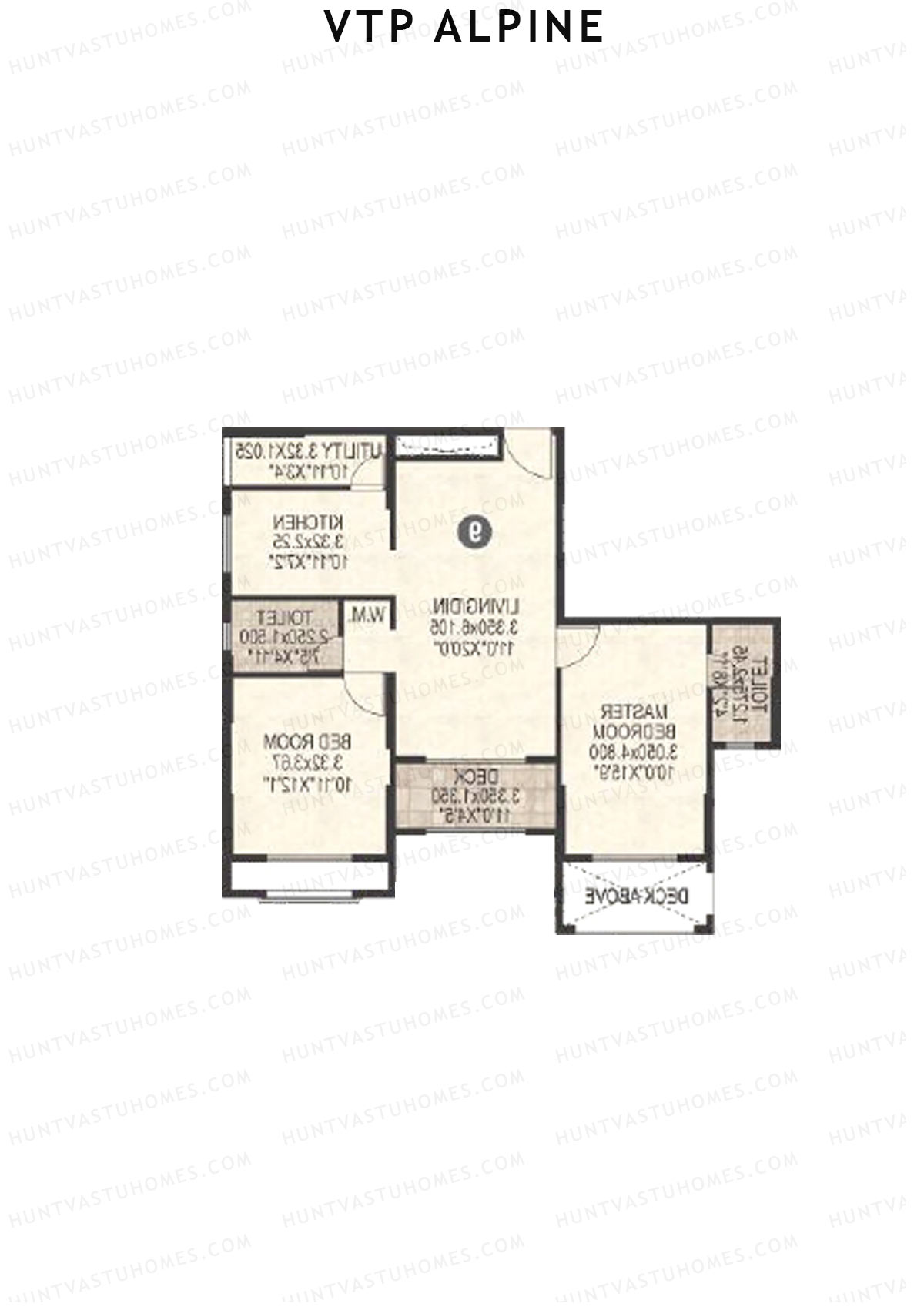 VTP Alpine Tower 1 Unit 7 Floor Plan