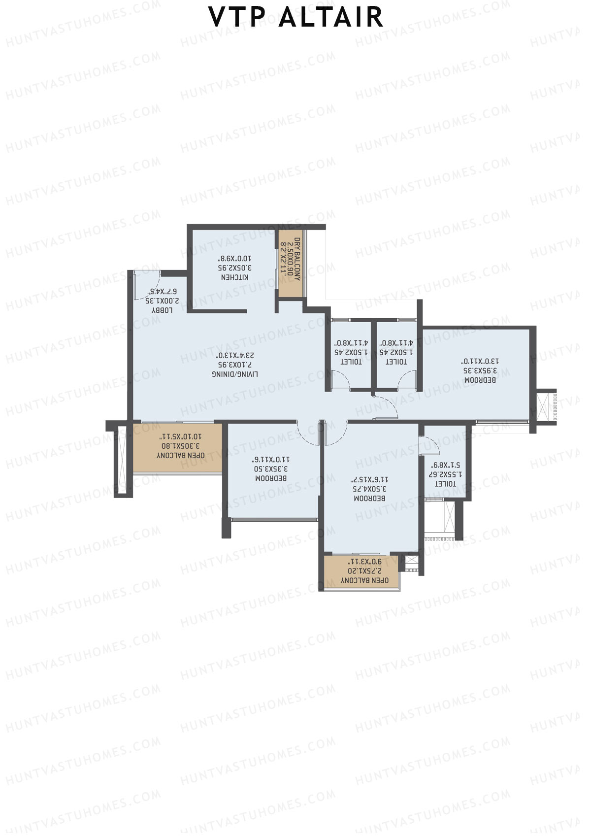 VTP Altair Tower 2 Unit 2 Floor Plan