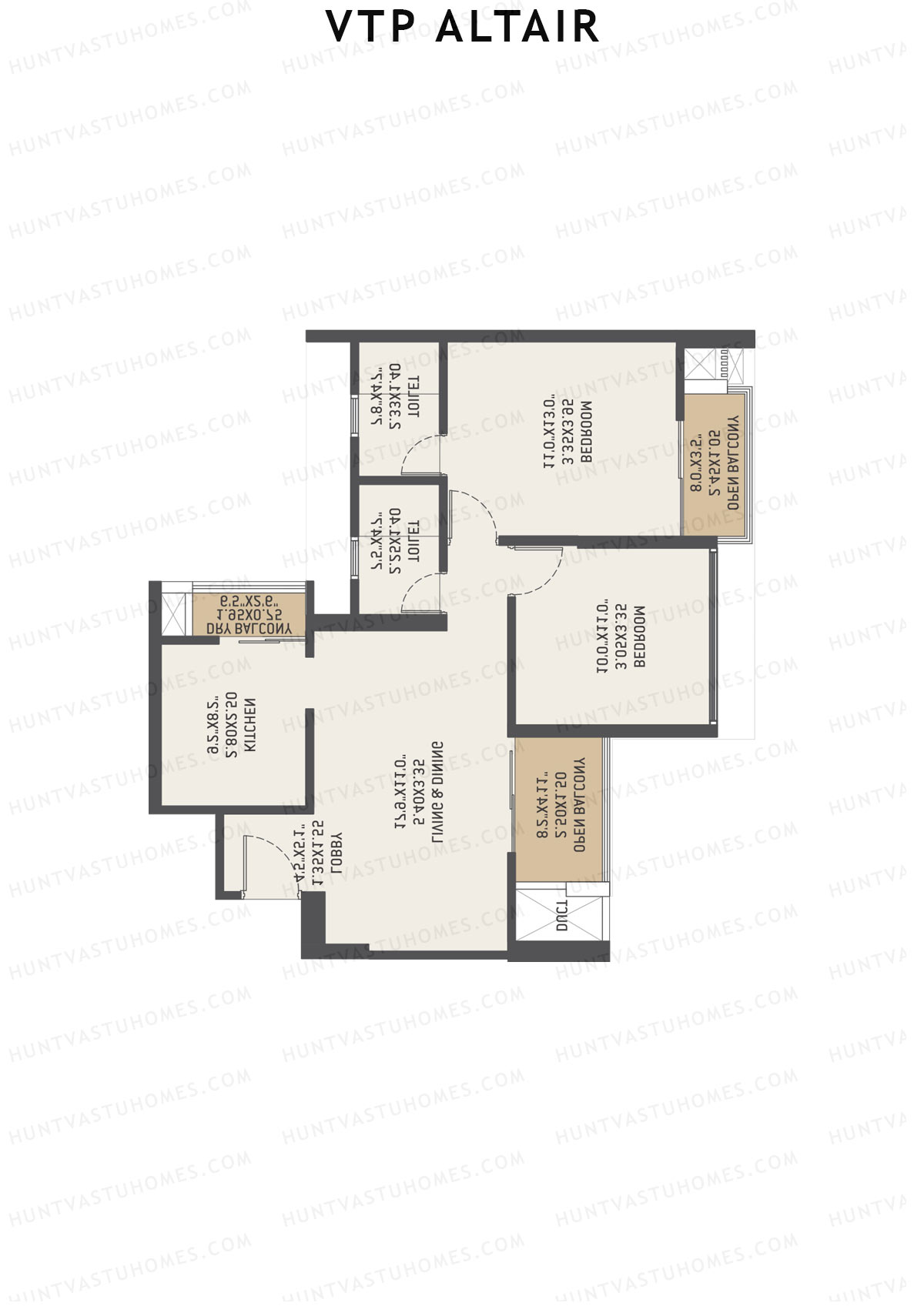 VTP Altair Tower 3 Unit 4 Floor Plan