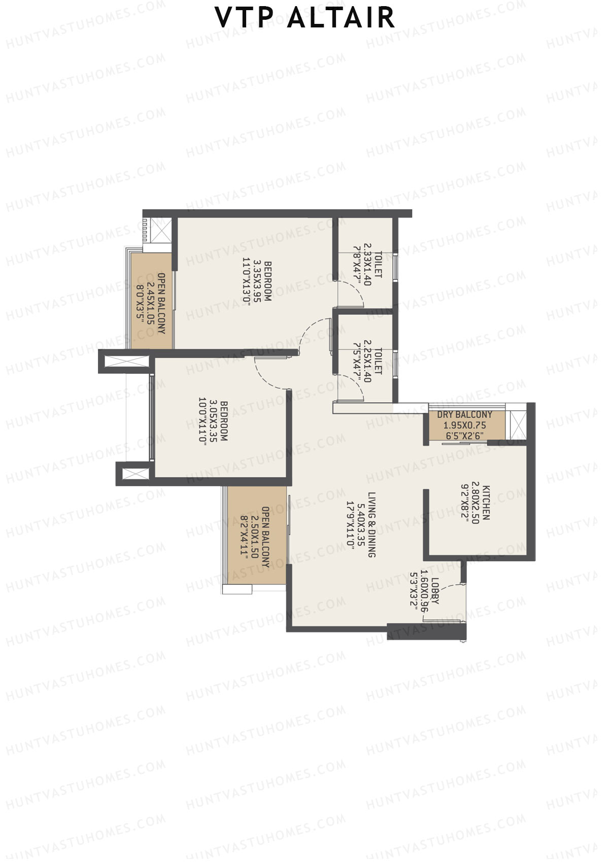 VTP Altair Tower 3 Unit 7 Floor Plan