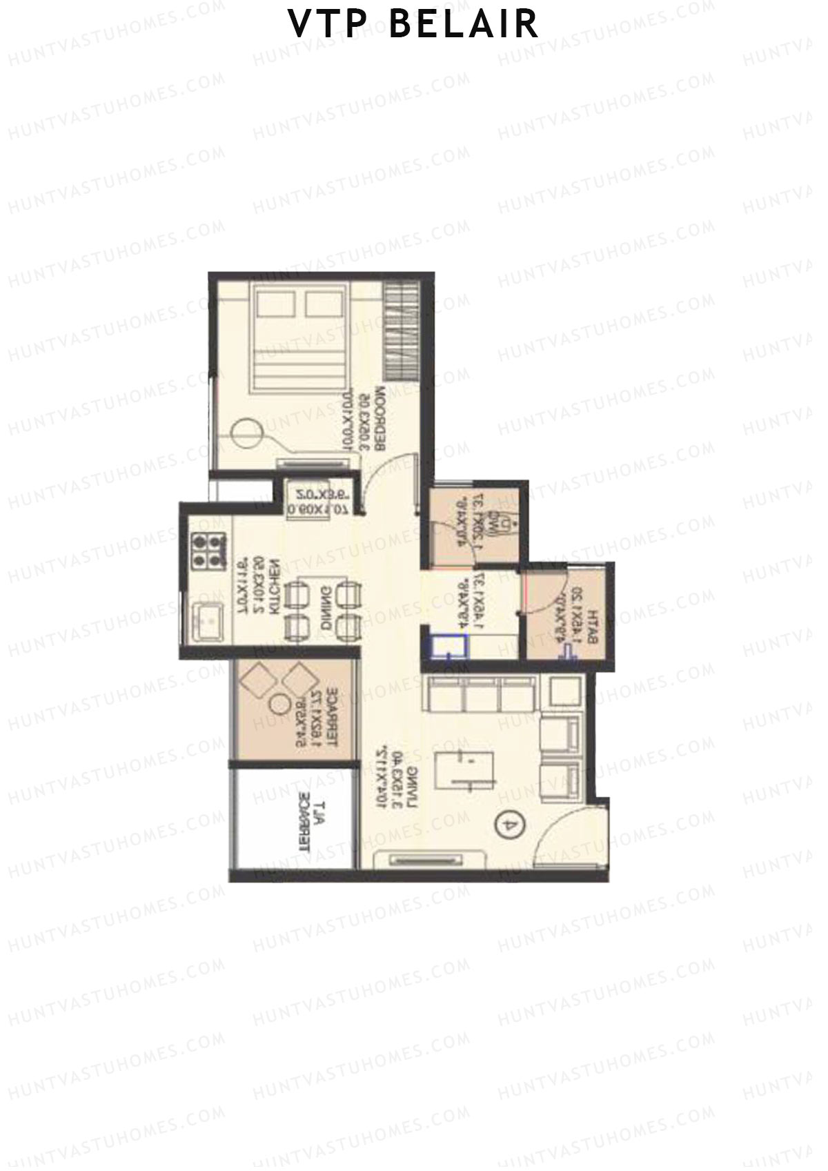 VTP Belair Tower C1 Unit 5 Floor Plan