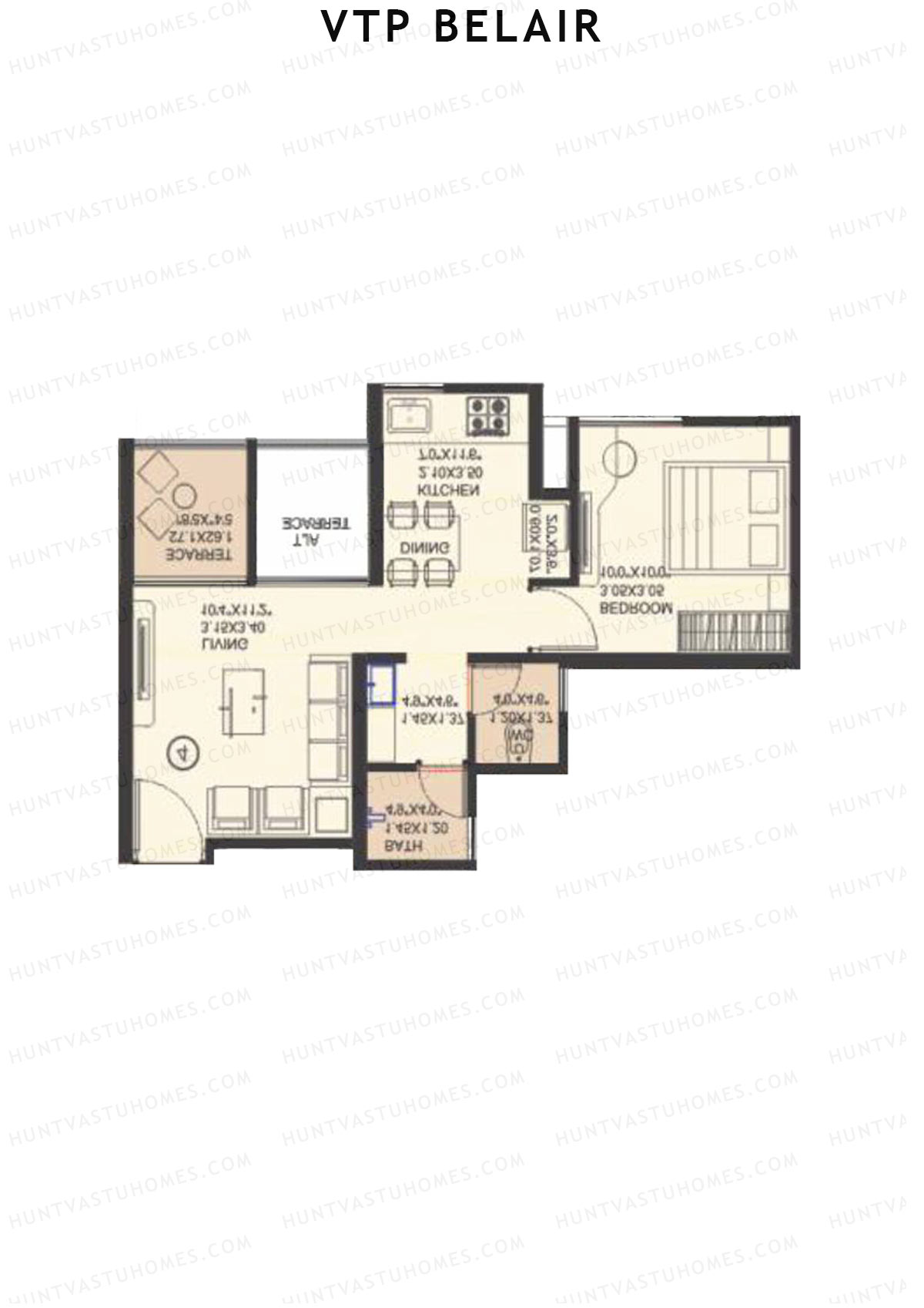 VTP Belair Tower D2 Unit 7 Floor Plan