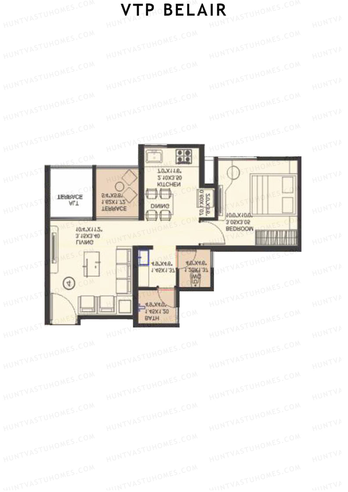 VTP Belair Tower D2 Unit 7 Floor Plan