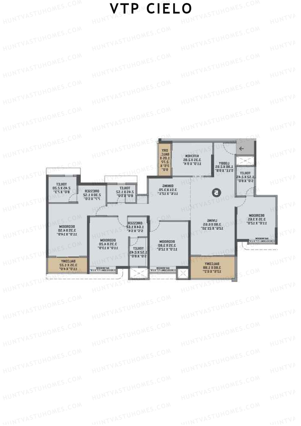 VTP Cielo Tower 1 Unit 6 Floor Plan