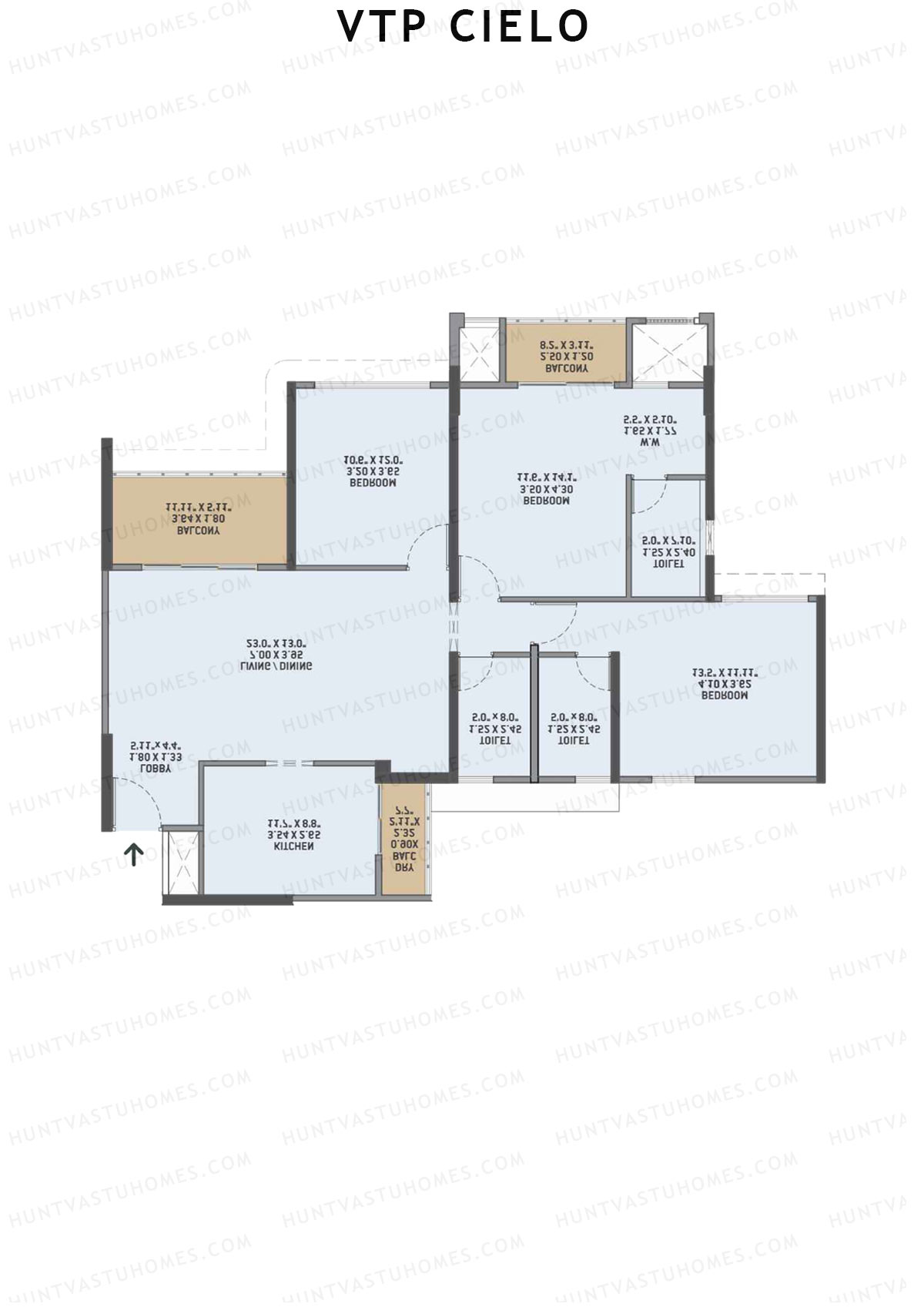 VTP Cielo Tower 3 Unit 5 Floor Plan