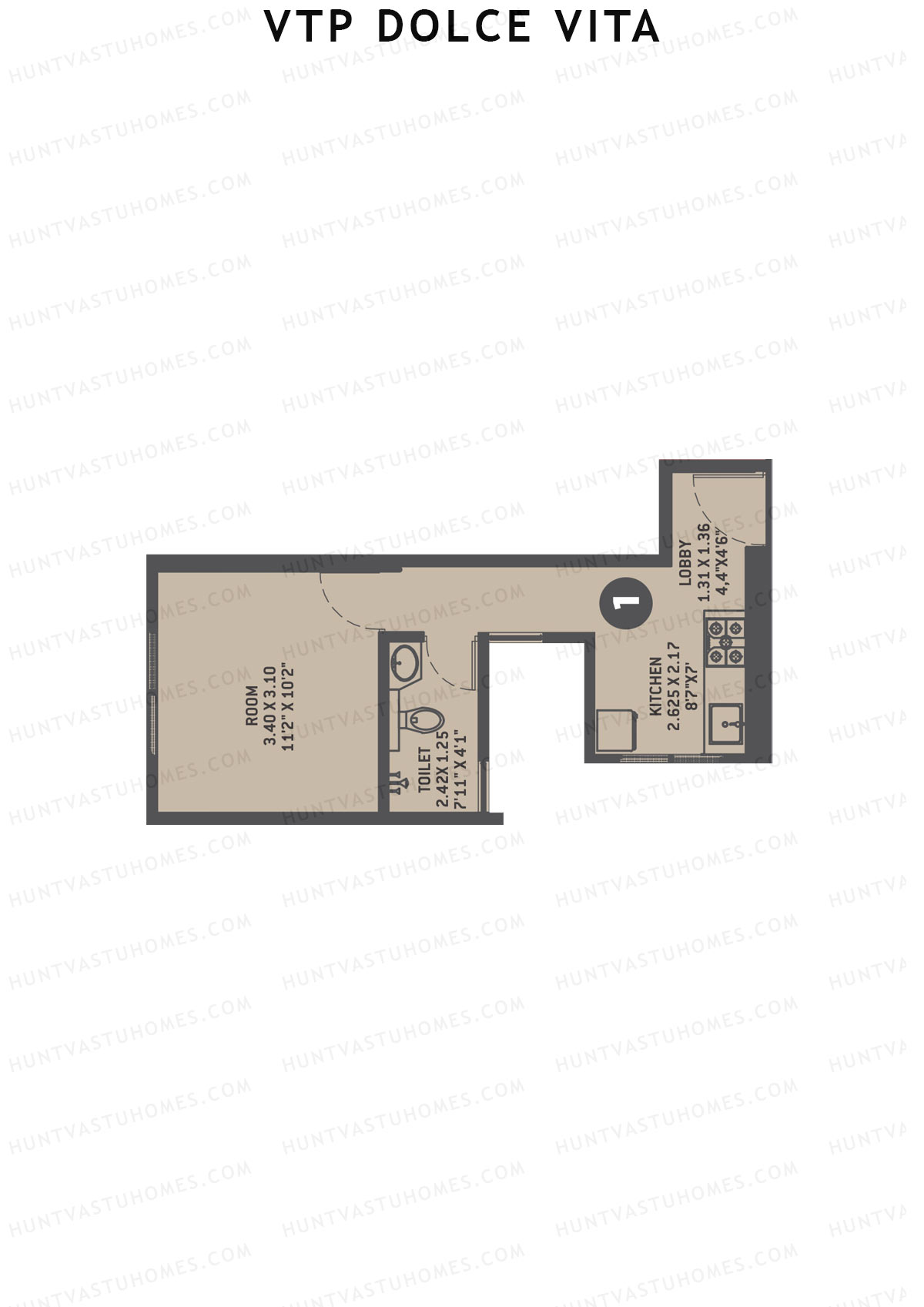 VTP Dolce Vita Tower 2 Unit 1 Floor Plan