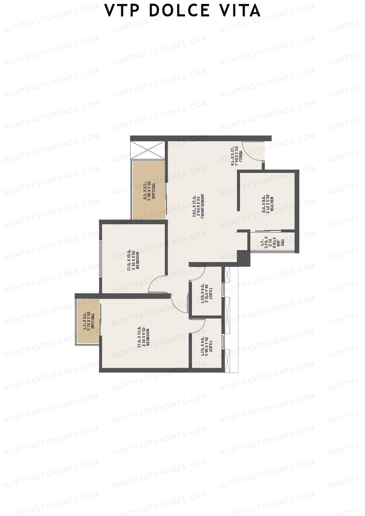 VTP Dolce Vita Tower 3 Unit 4 Floor Plan
