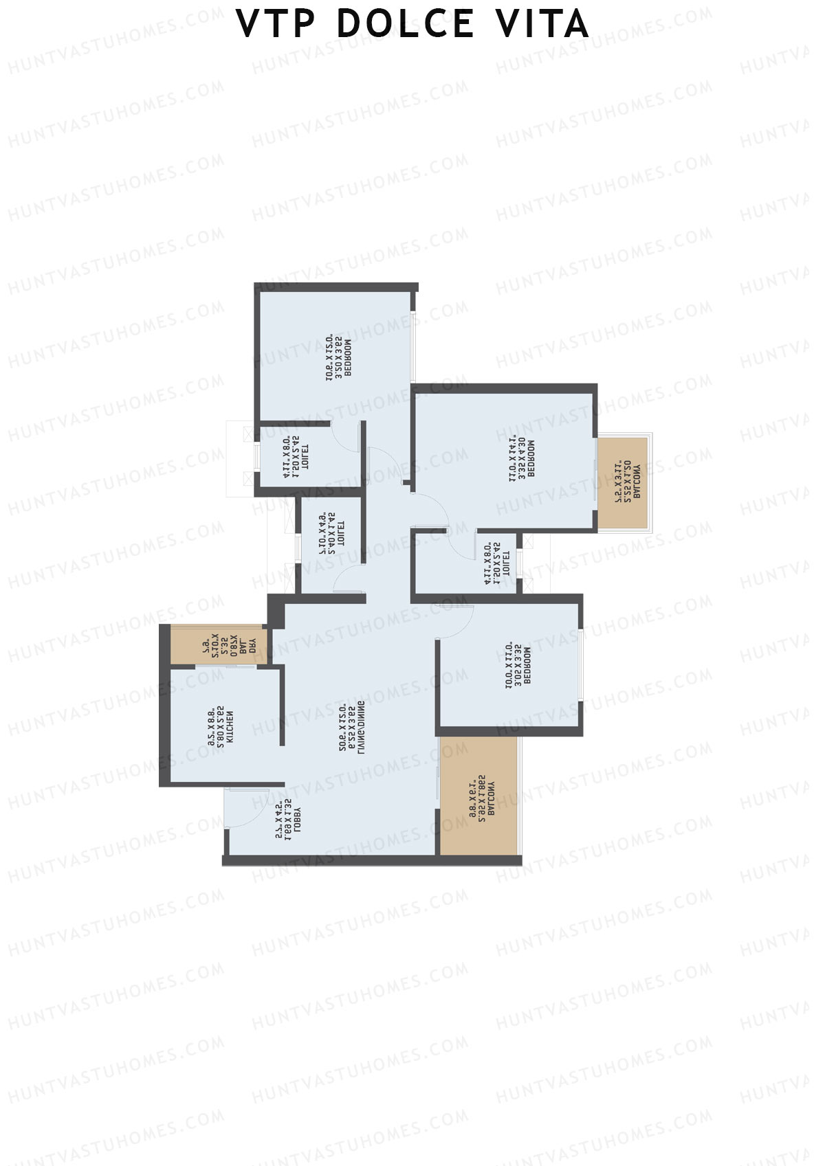 VTP Dolce Vita Tower 4 Unit 4 Floor Plan