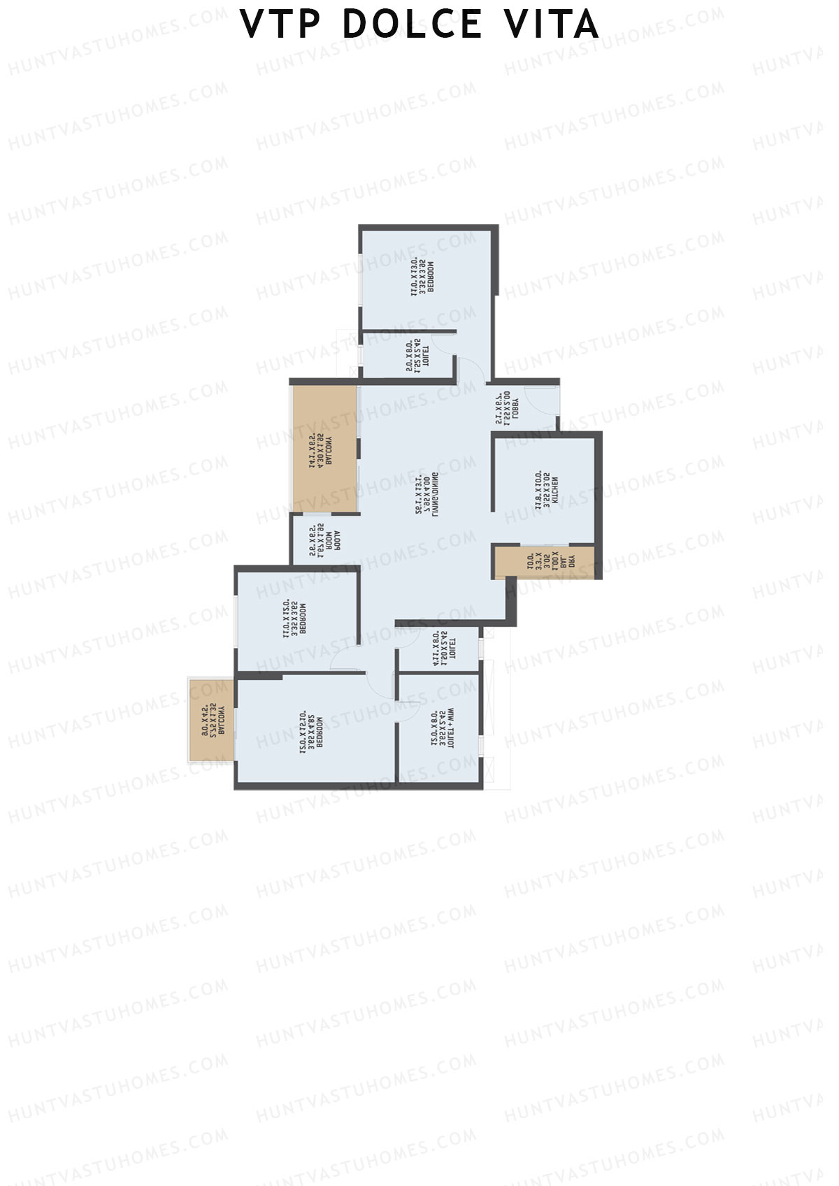 VTP Dolce Vita Tower 4 Unit 6 Floor Plan