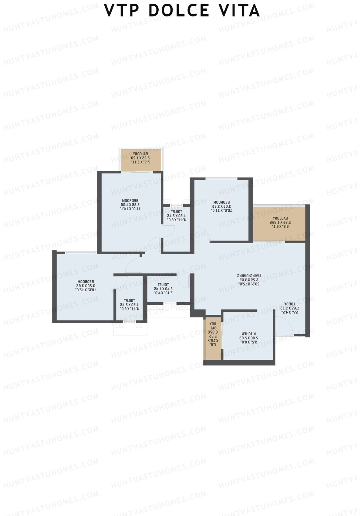 VTP Dolce Vita Tower 6 Unit 4 Floor Plan