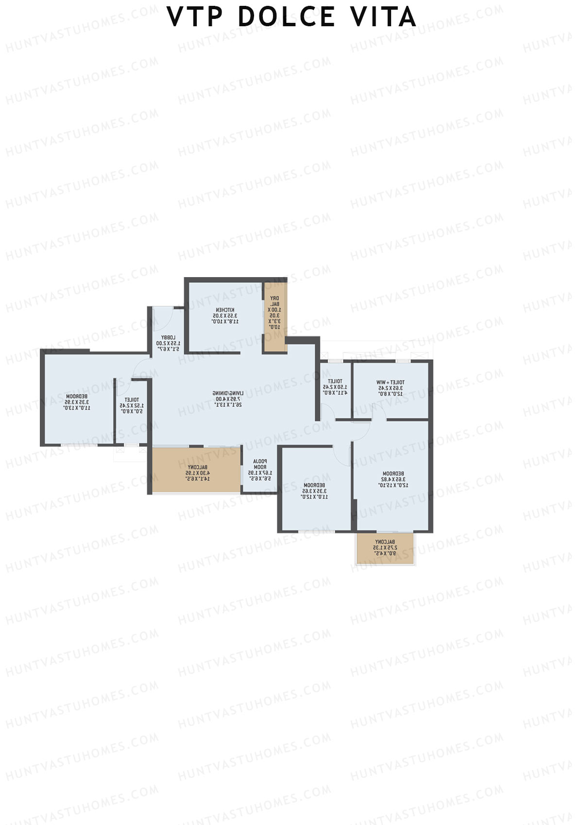 VTP Dolce Vita Tower 6 Unit 6 Floor Plan