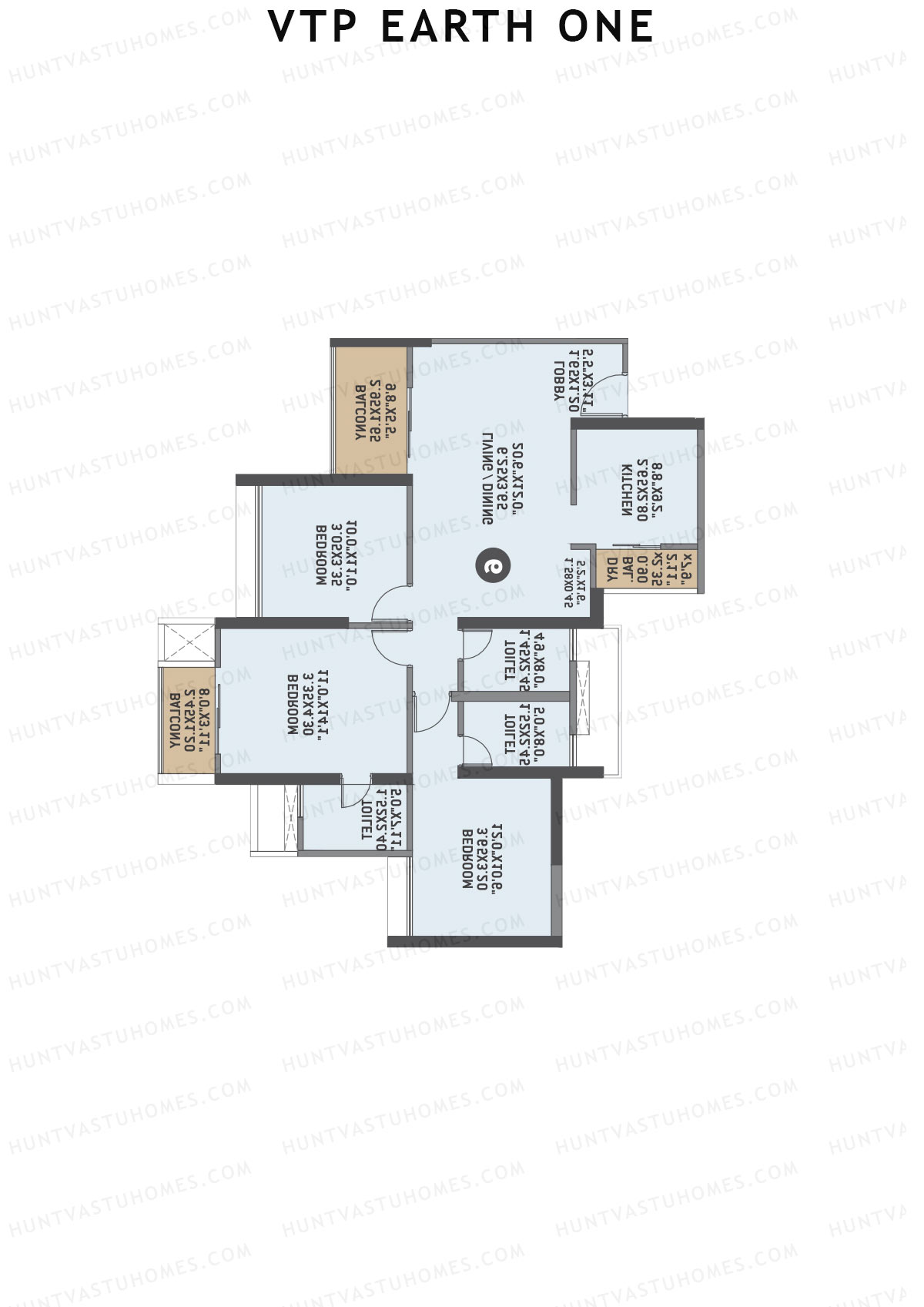 VTP Earth One Tower 1 Unit 7 Floor Plan