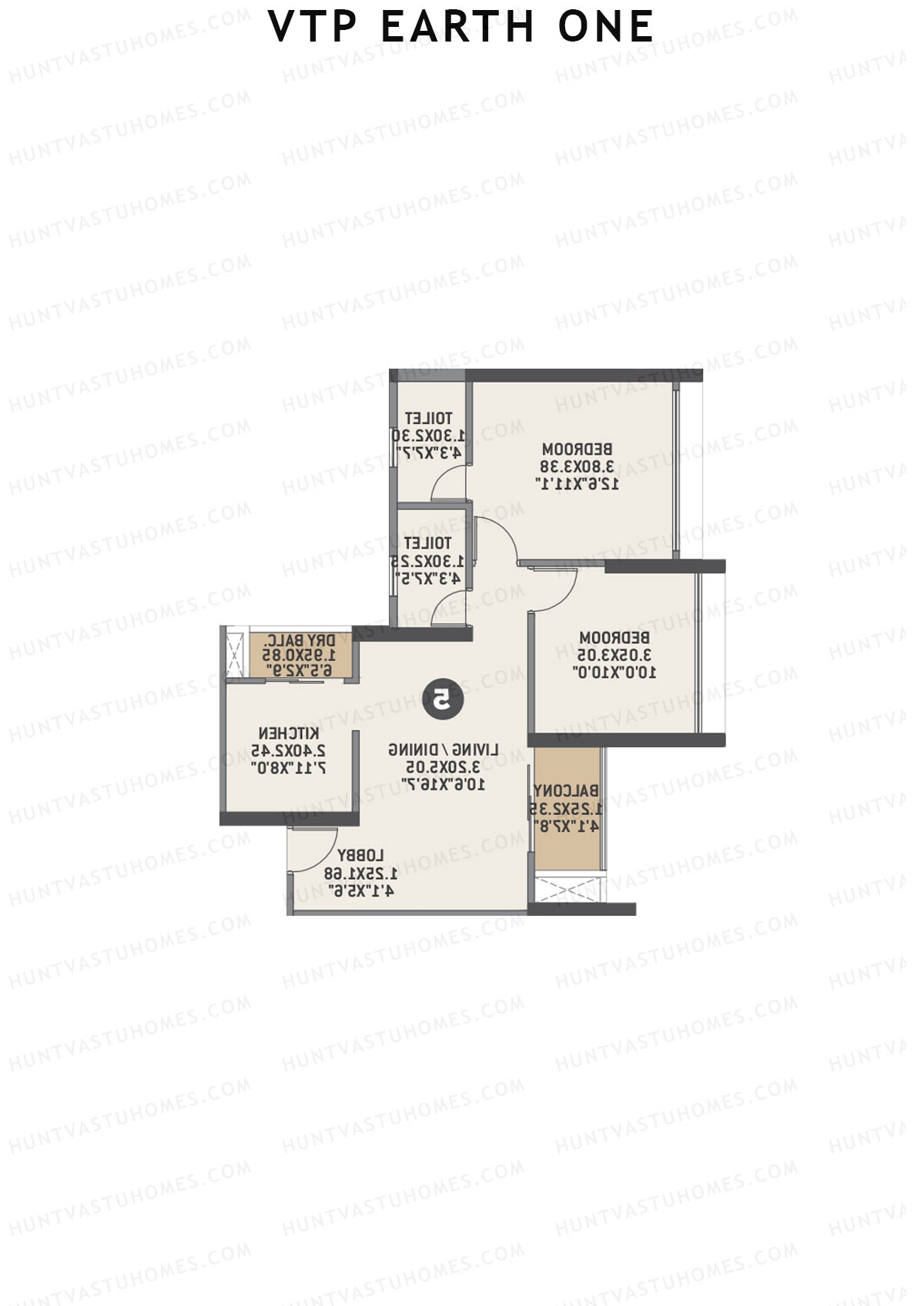 VTP Earth One Tower 2 Unit 8 Floor Plan