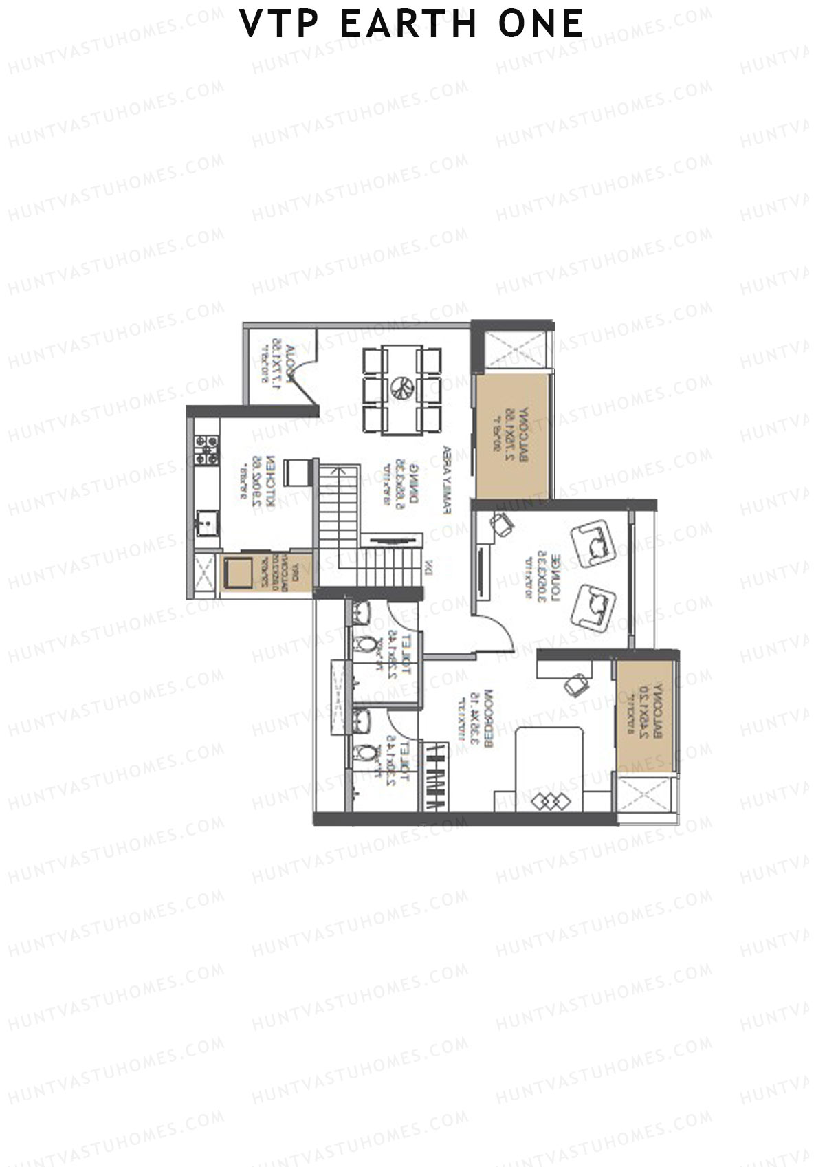 VTP Earth One Tower 6 Unit 6 (Duplex) Floor Plan