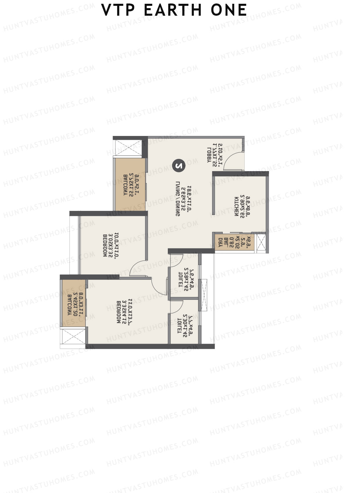 VTP Earth One Tower 6 Unit 7 Floor Plan