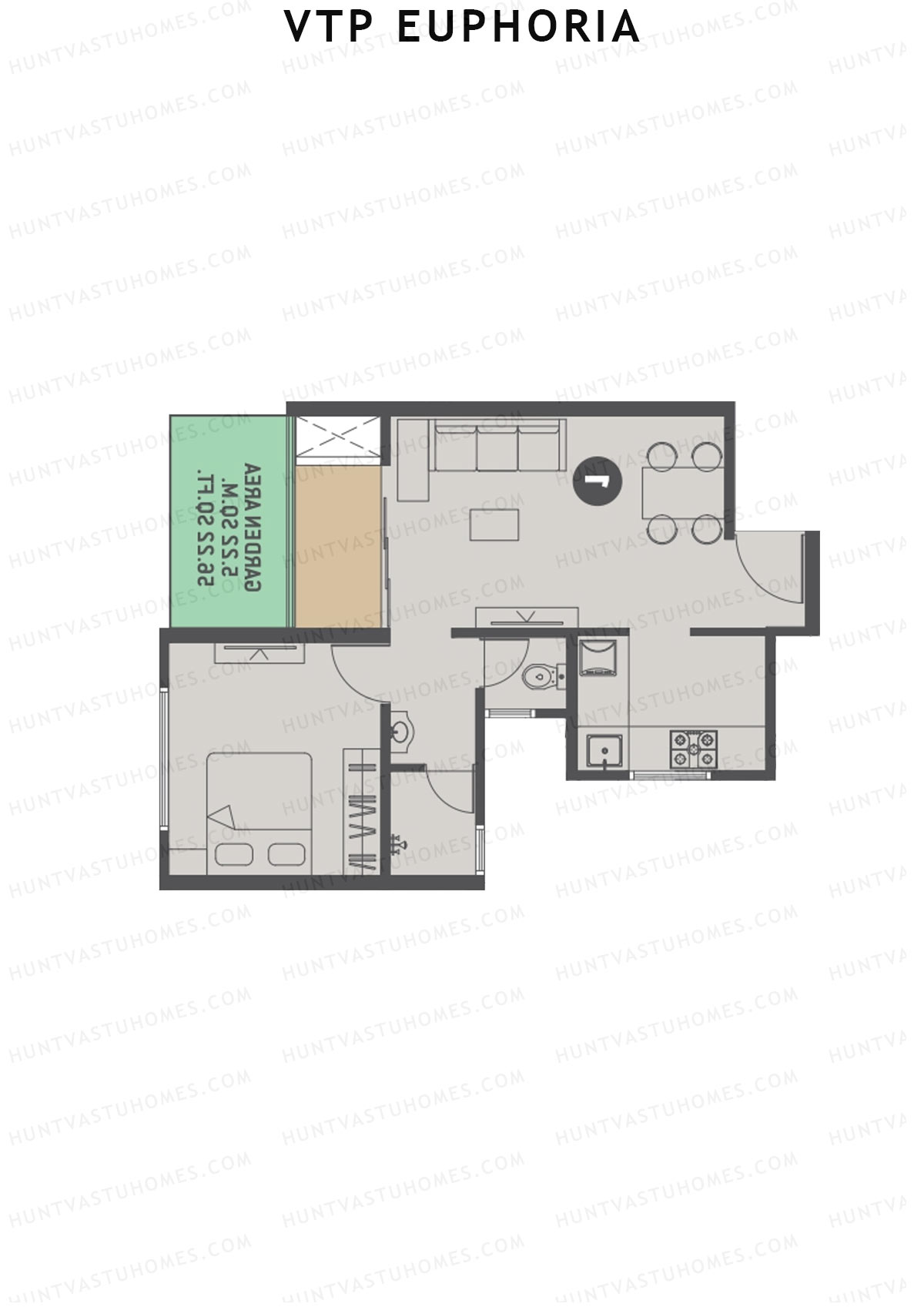 VTP Euphoria Tower 3 Unit 2 Floor Plan