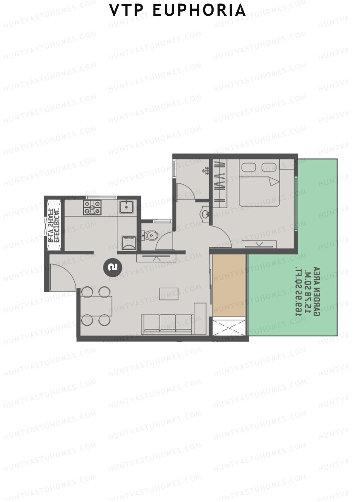 VTP Euphoria Tower 3 Unit 8 Floor Plan