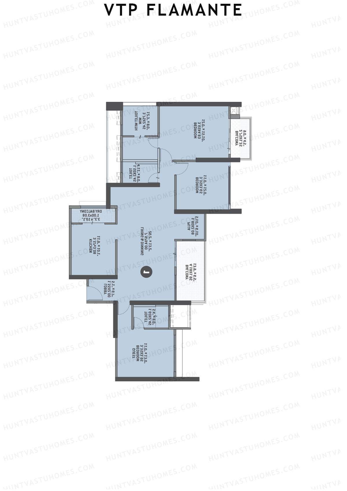 VTP Flamante Tower 4 Unit 4 Floor Plan