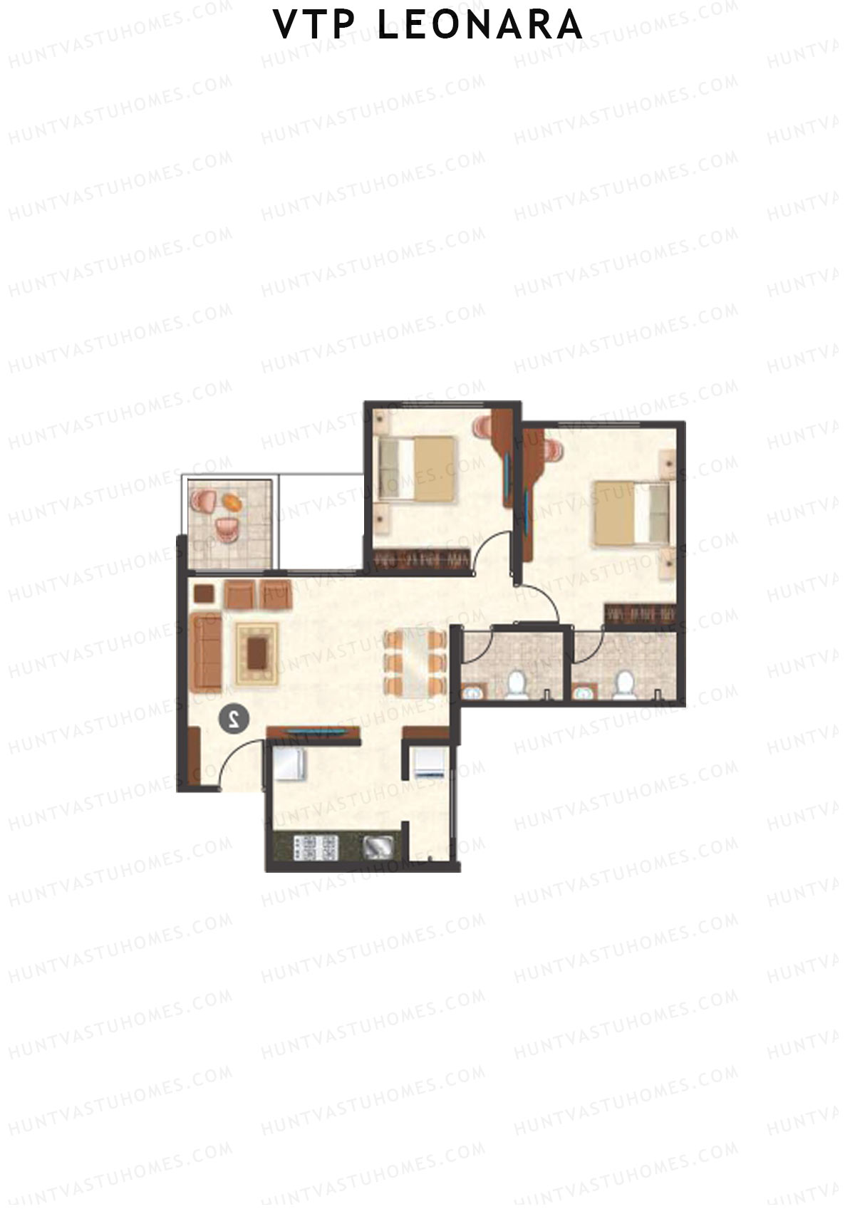 VTP Leonara Tower C Unit 7 Floor Plan