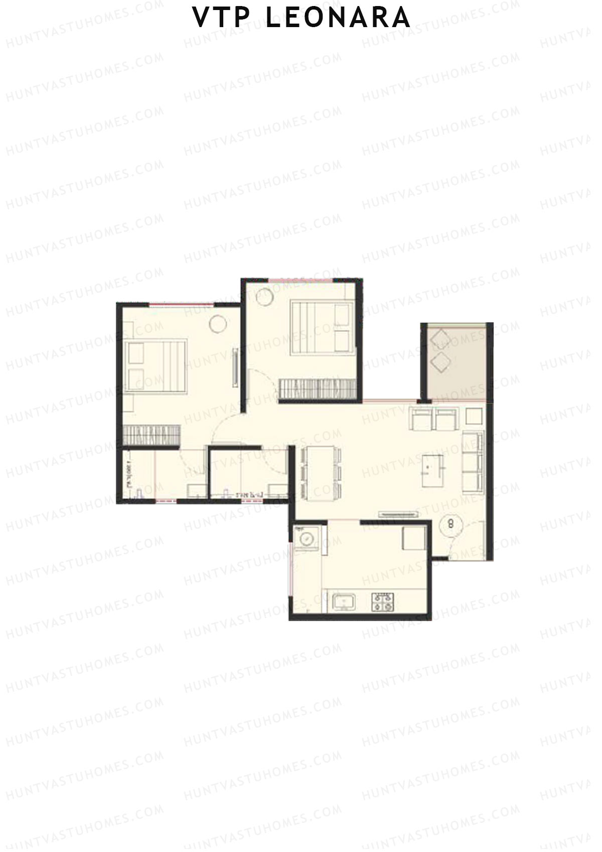 VTP Leonara Tower D Unit 6 Floor Plan